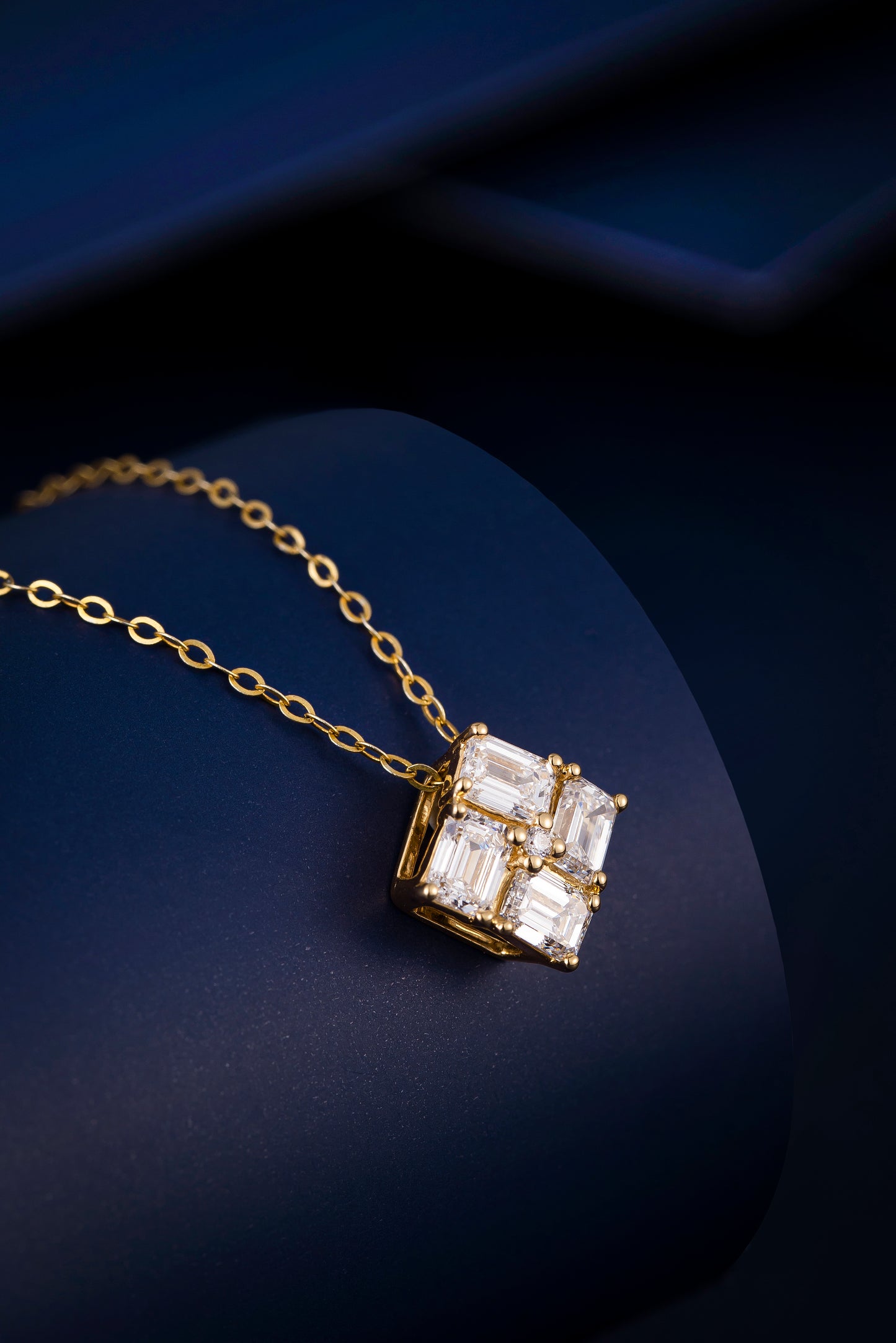 Lab Grown Diamond Pendant-109P0487-Y