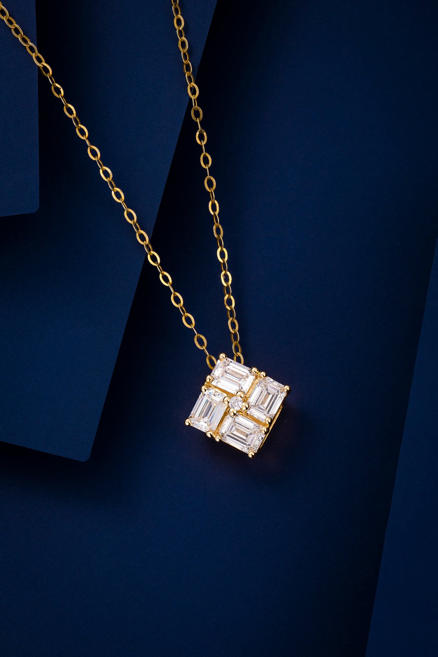 Lab Grown Diamond Pendant-109P0487-Y
