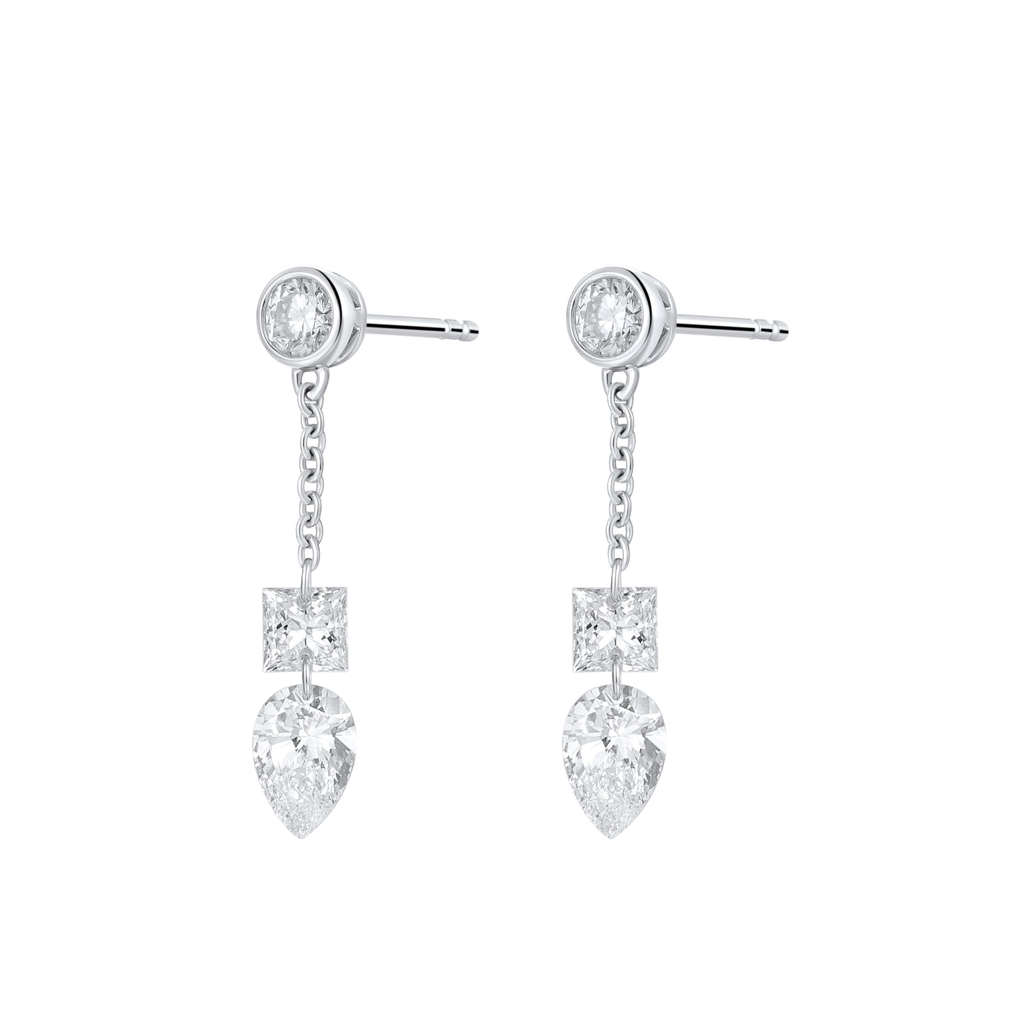 Lab Grown Diamond Earring-ZBE0164-0.35CT