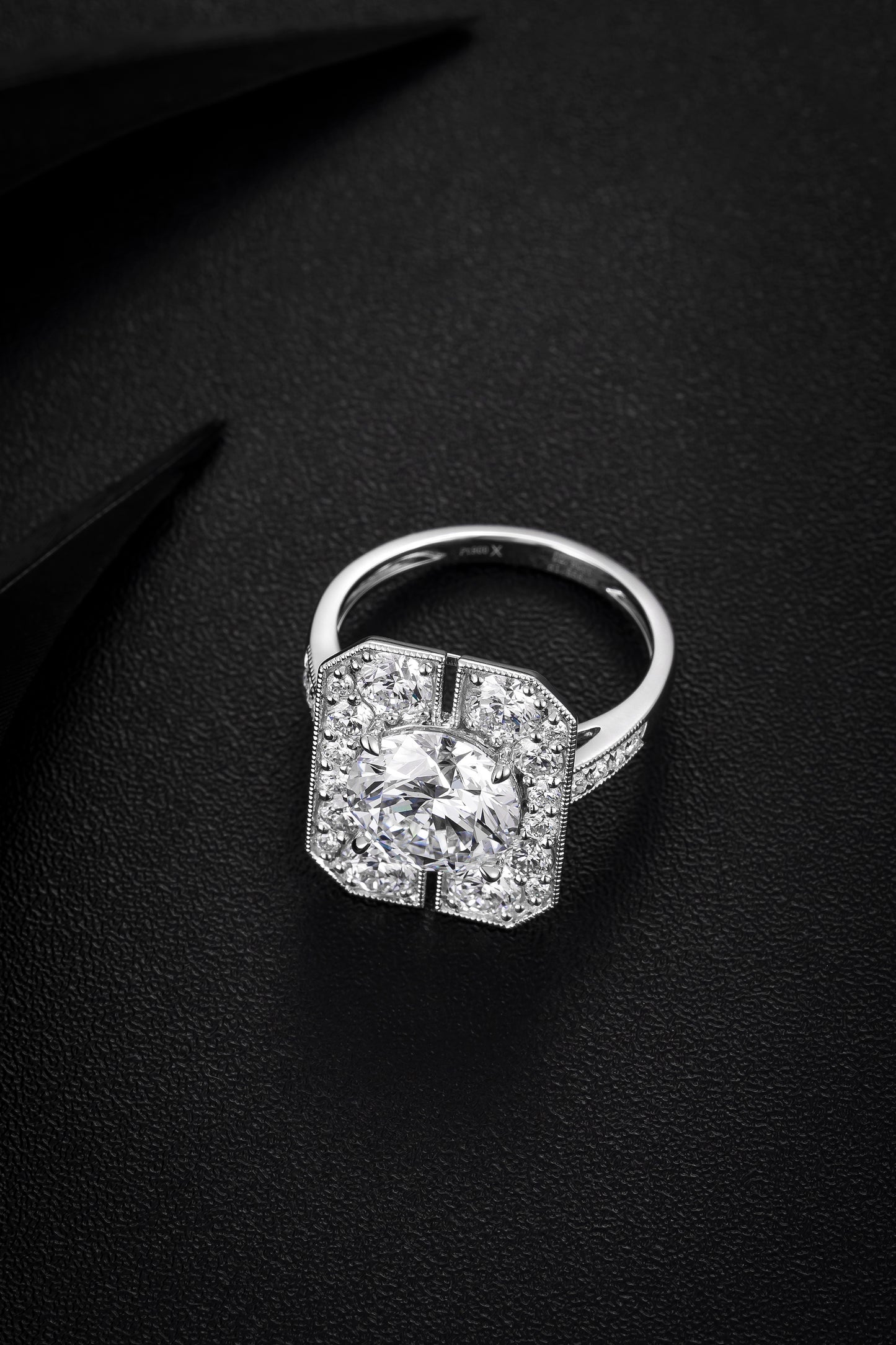 Lab Grown Diamond Ring-ZBR0203-3.00CT