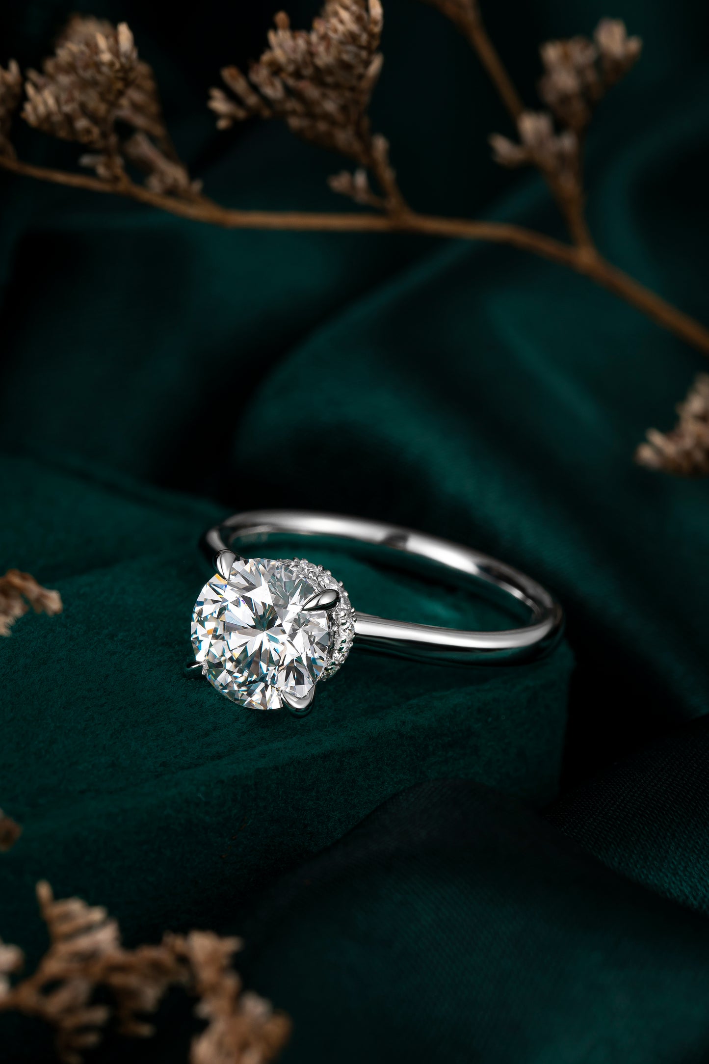 Lab Grown Diamond Ring-ZBR0196-2.00CT