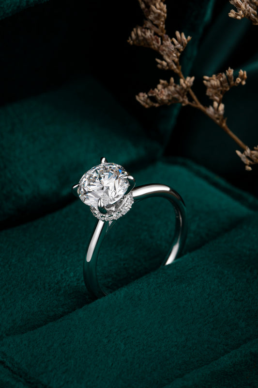 Lab Grown Diamond Ring-ZBR0196-2.00CT