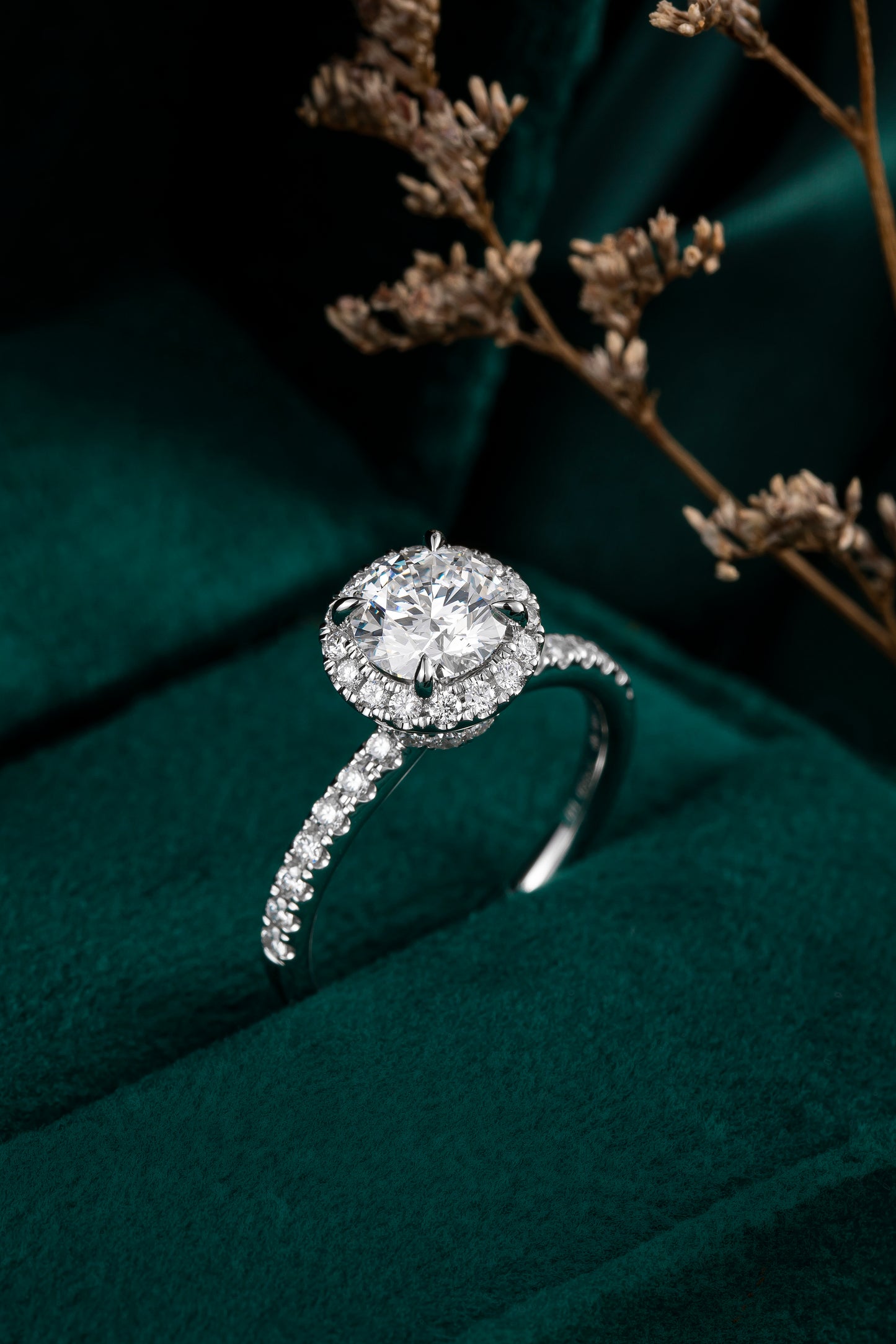 Lab Grown Diamond Ring-ZBR0198-1.00CT