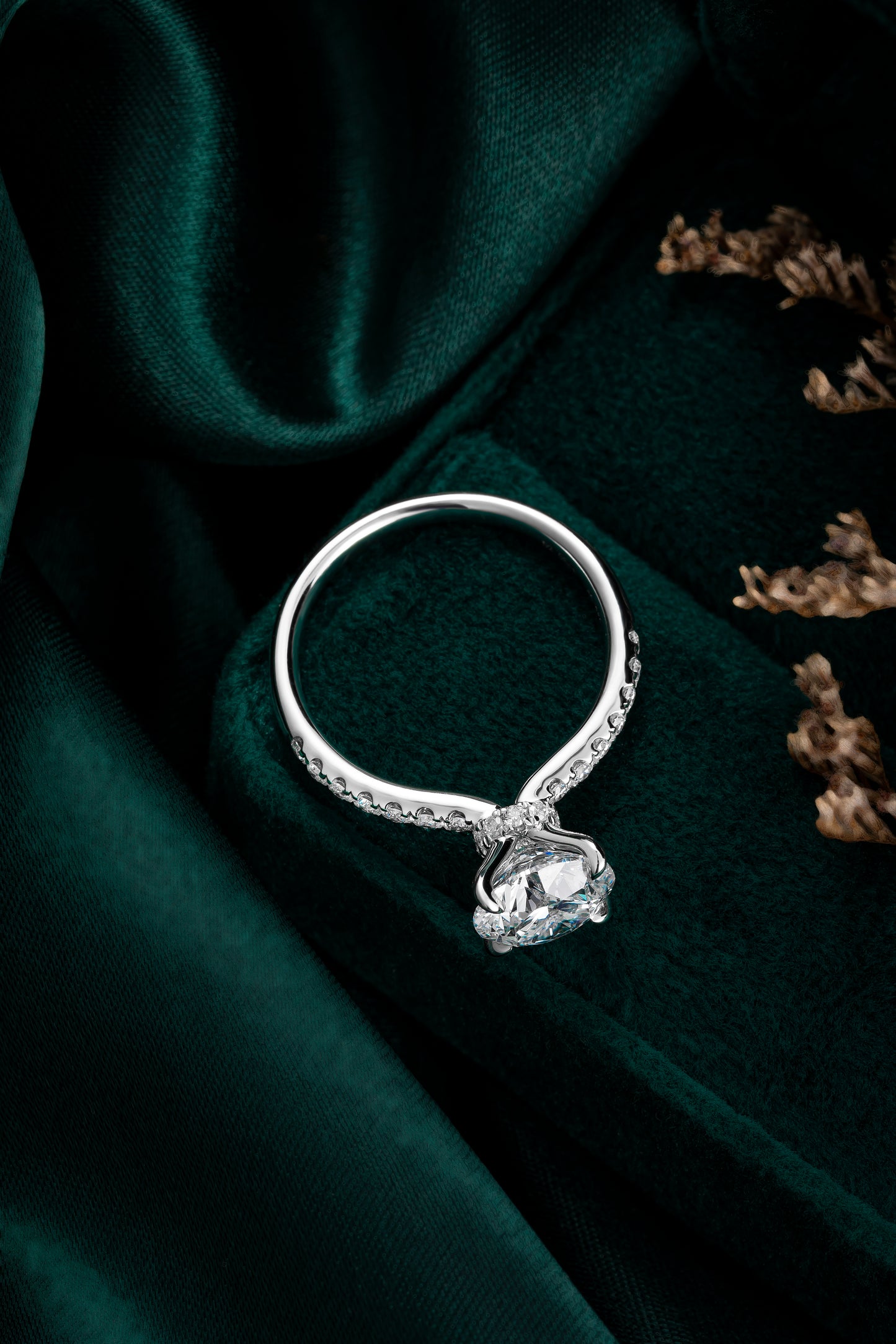 Lab Grown Diamond Ring-ZBR0194-2.00CT