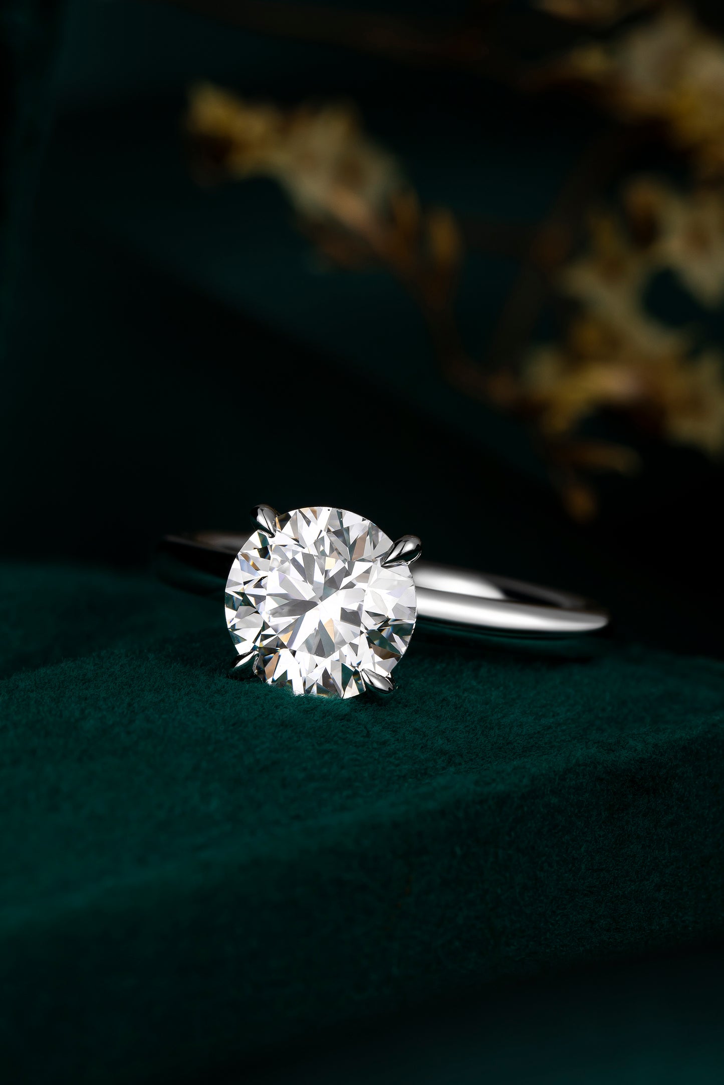 Lab Grown Diamond Ring-ZBR0192-2.00CT
