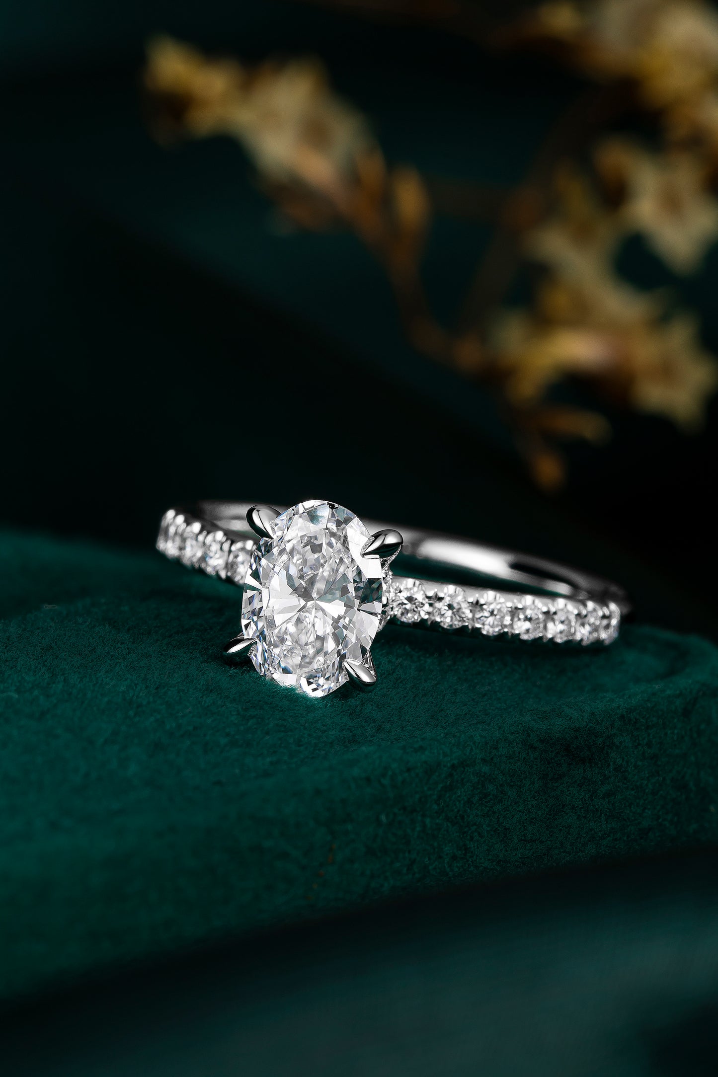 Lab Grown Diamond Ring-ZBR0195-1.00CT