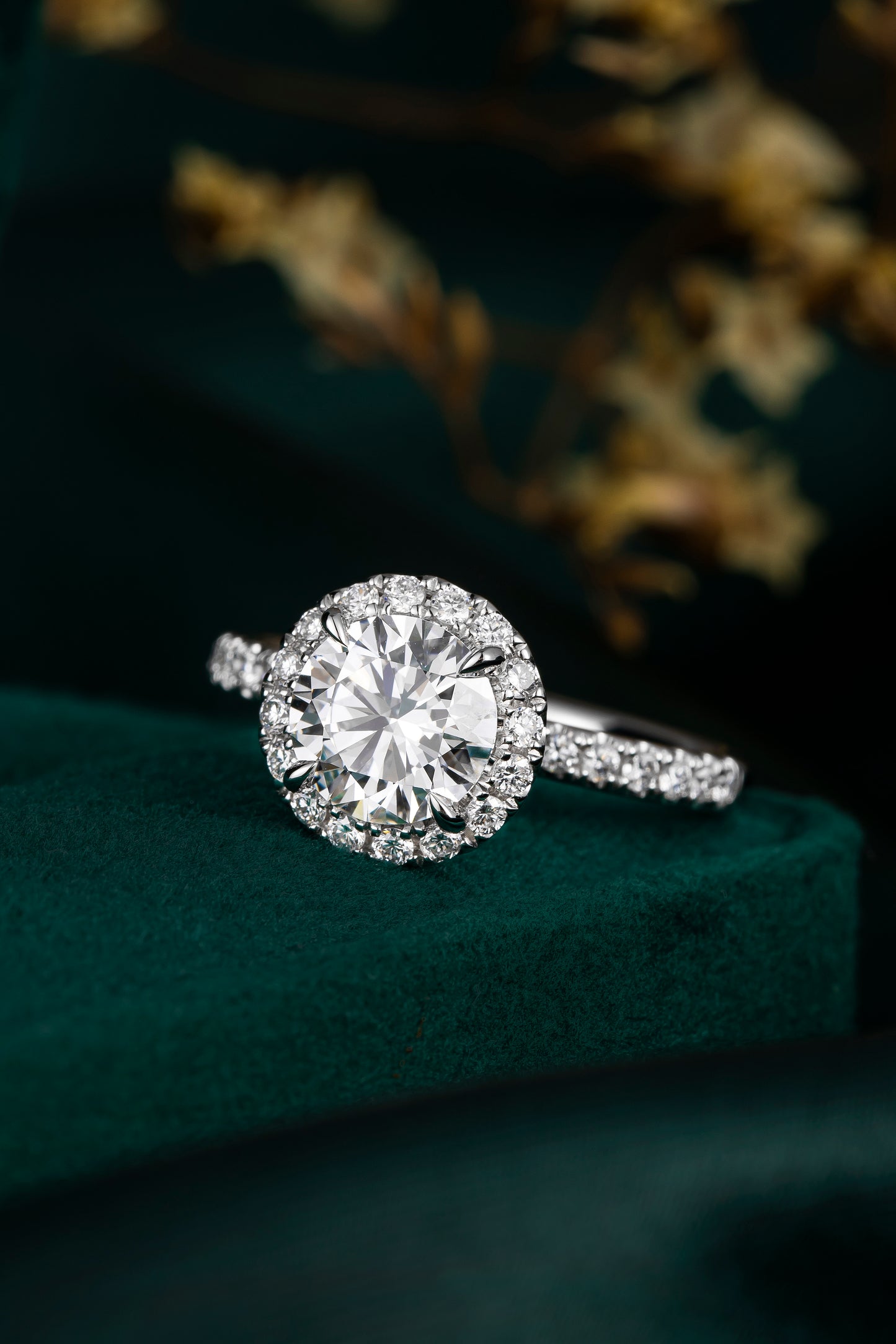 Lab Grown Diamond Ring-ZBR0198-2.00CT