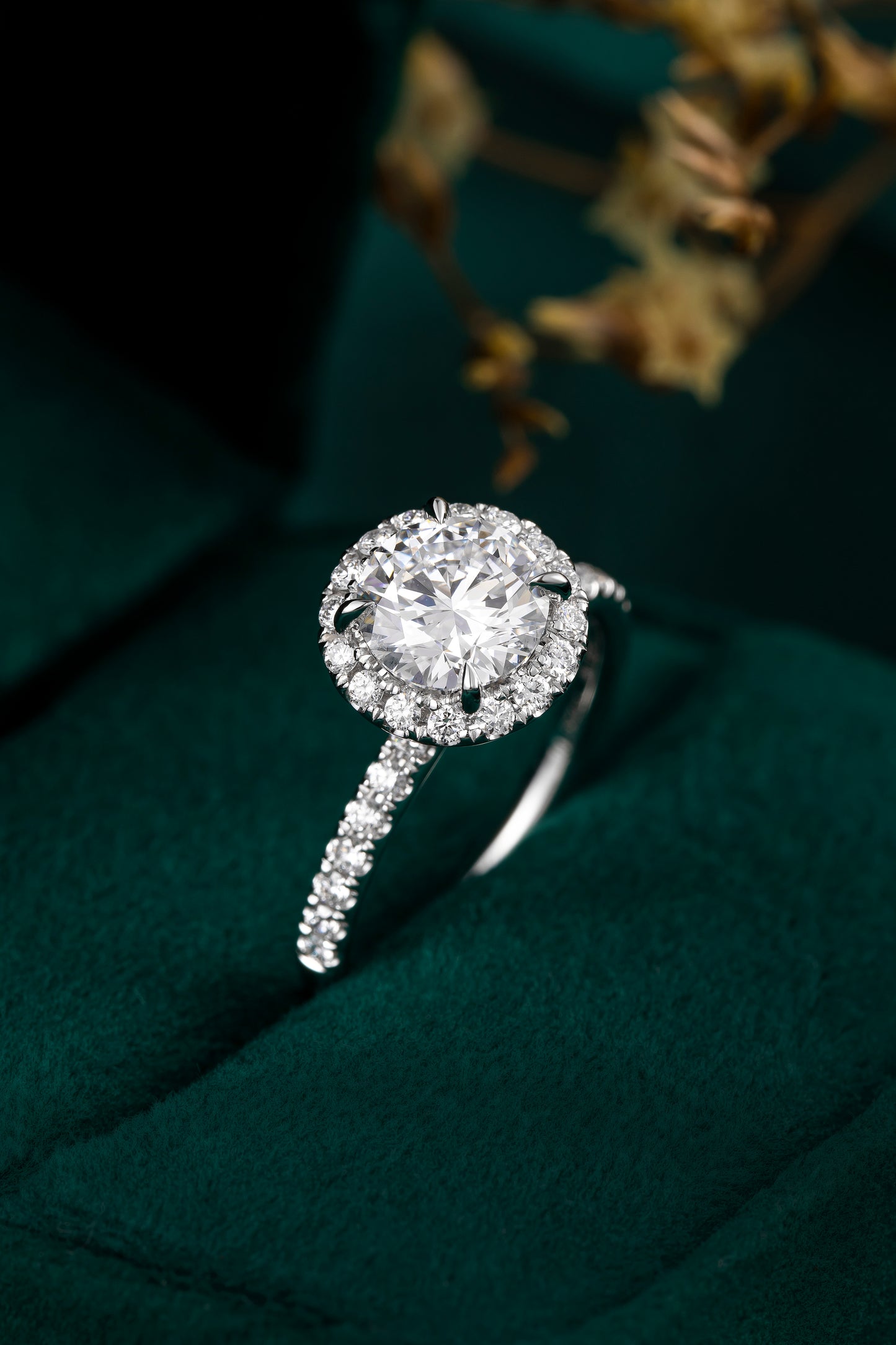 Lab Grown Diamond Ring-ZBR0198-2.00CT