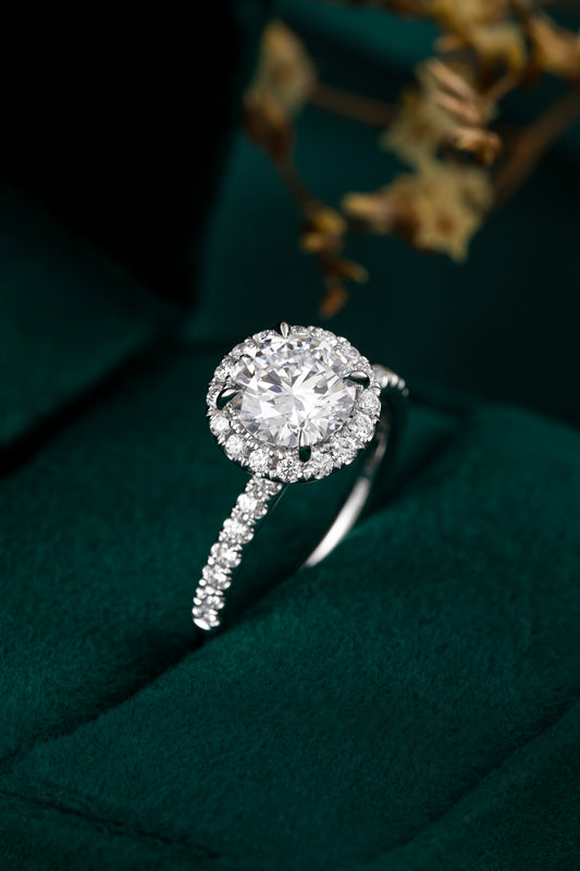 Lab Grown Diamond Ring-ZBR0198-2.00CT