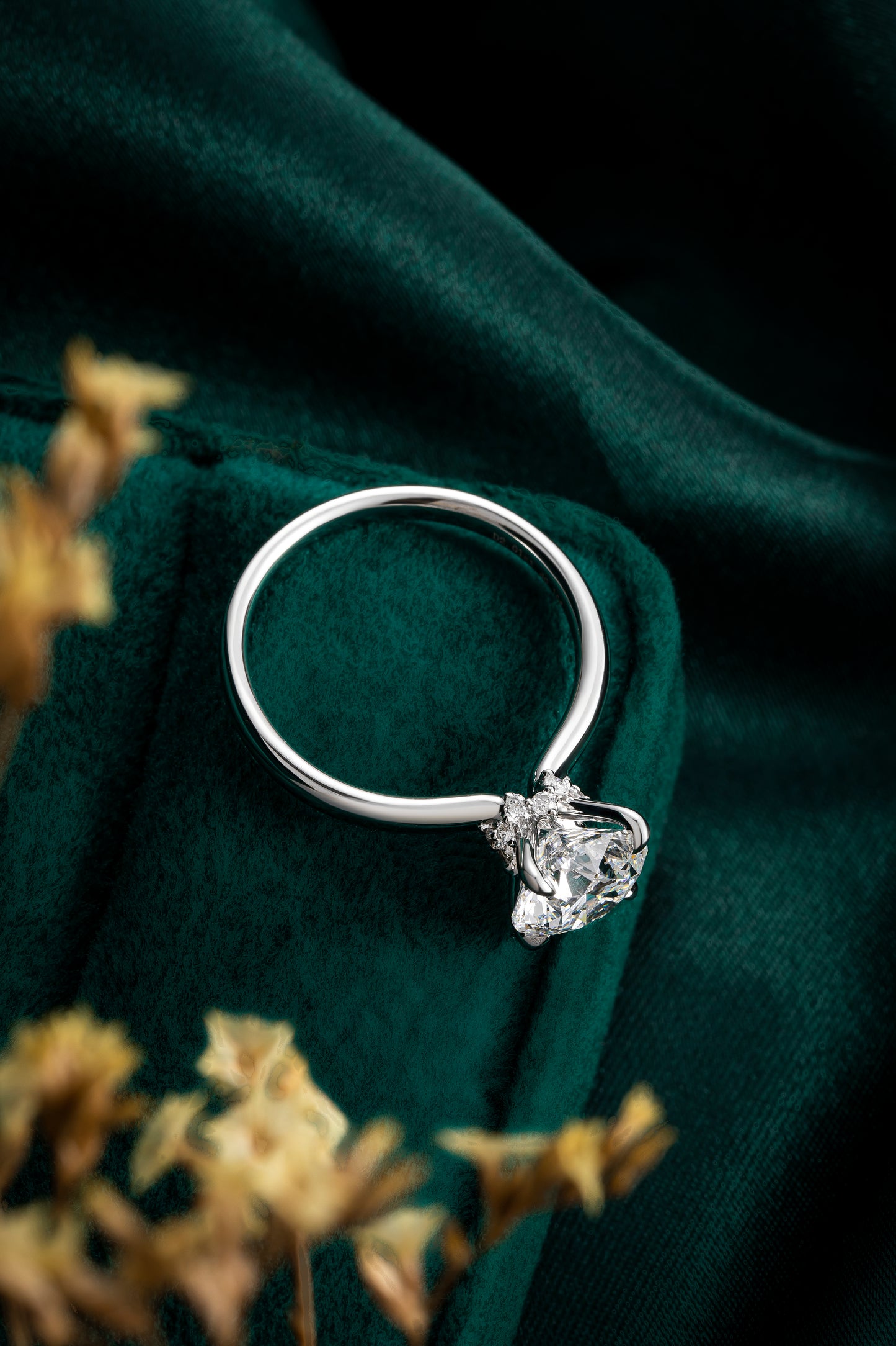 Lab Grown Diamond Ring-ZBR0192-2.00CT