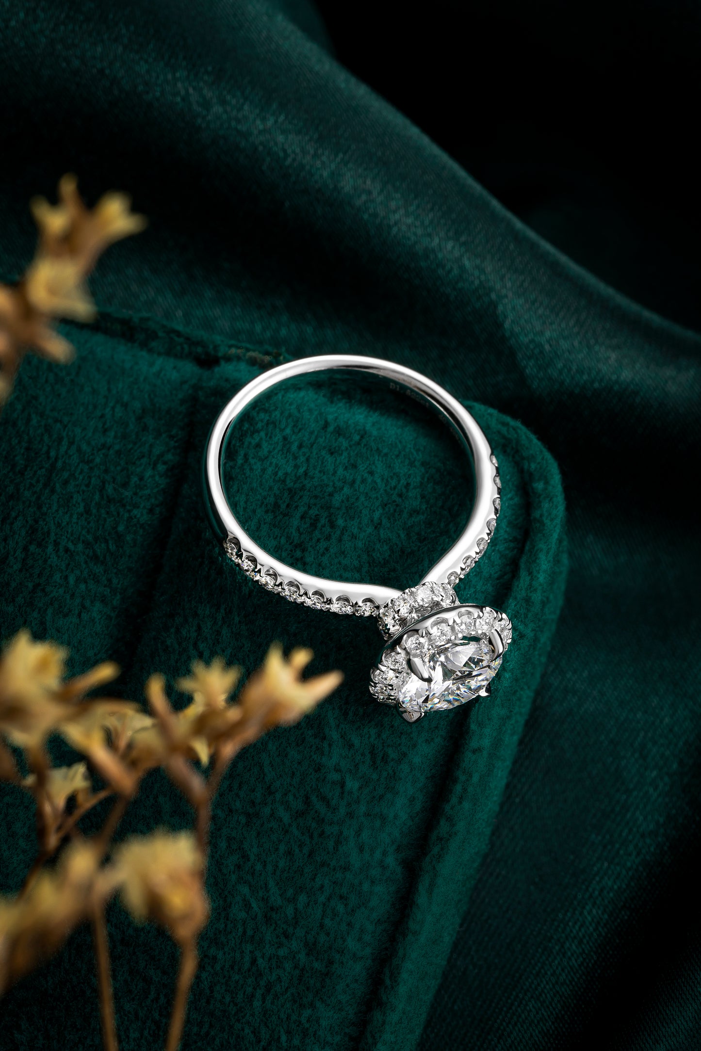 Lab Grown Diamond Ring-ZBR0198-2.00CT