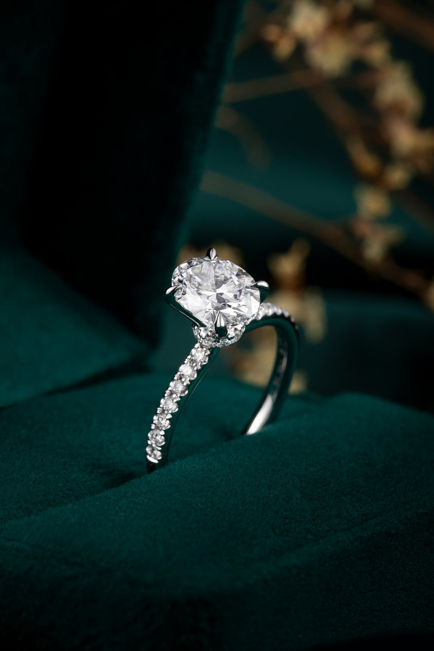 Lab Grown Diamond Ring-ZBR0195-2.00CT