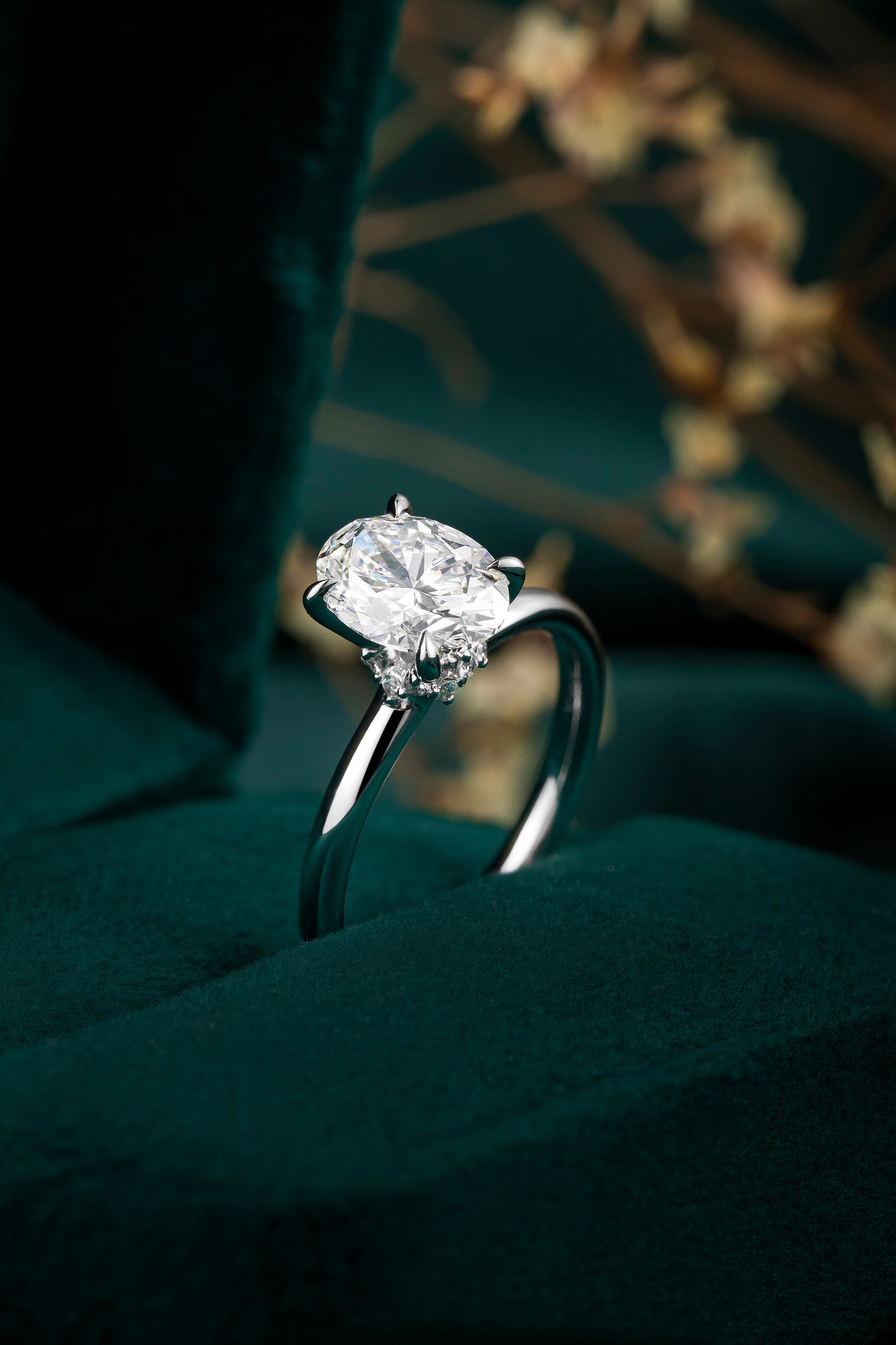 Lab Grown Diamond Ring-ZBR0193-2.00CT