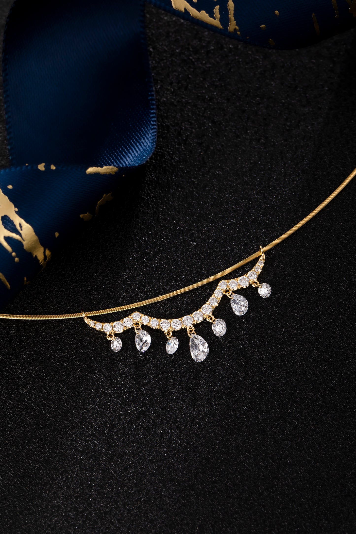 Lab Grown Diamond Necklace-ZBN0090
