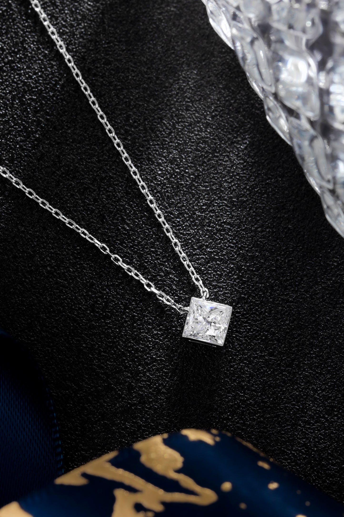 Lab Grown Diamond Necklace-ZBN0072-0.70CT