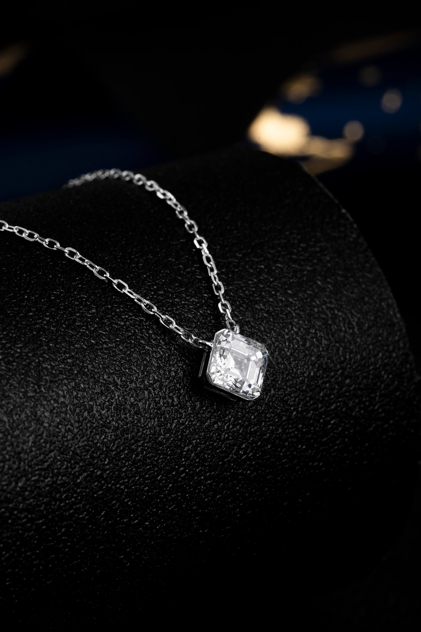 Lab Grown Diamond Necklace-ZBN0071-0.70CT