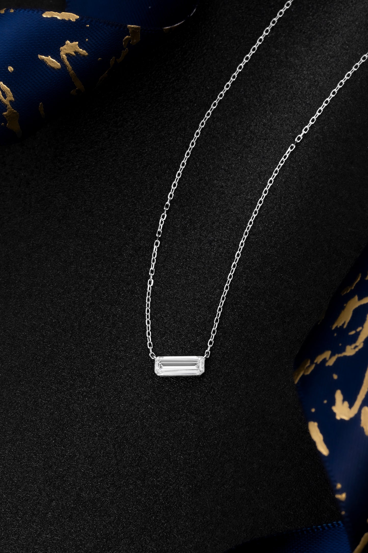 Lab Grown Diamond Necklace-ZBN0100