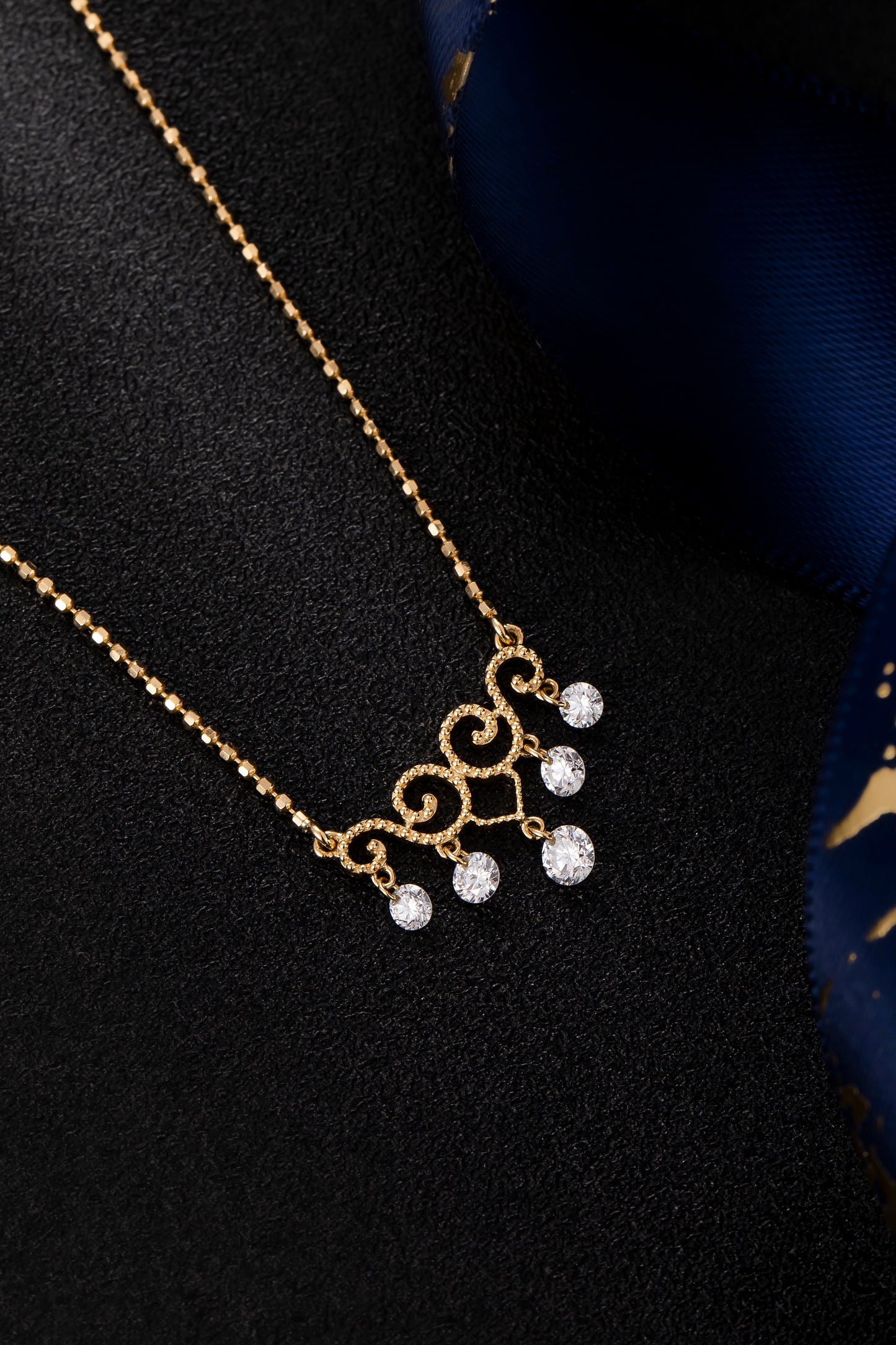 Lab Grown Diamond Necklace-ZBN0086-1