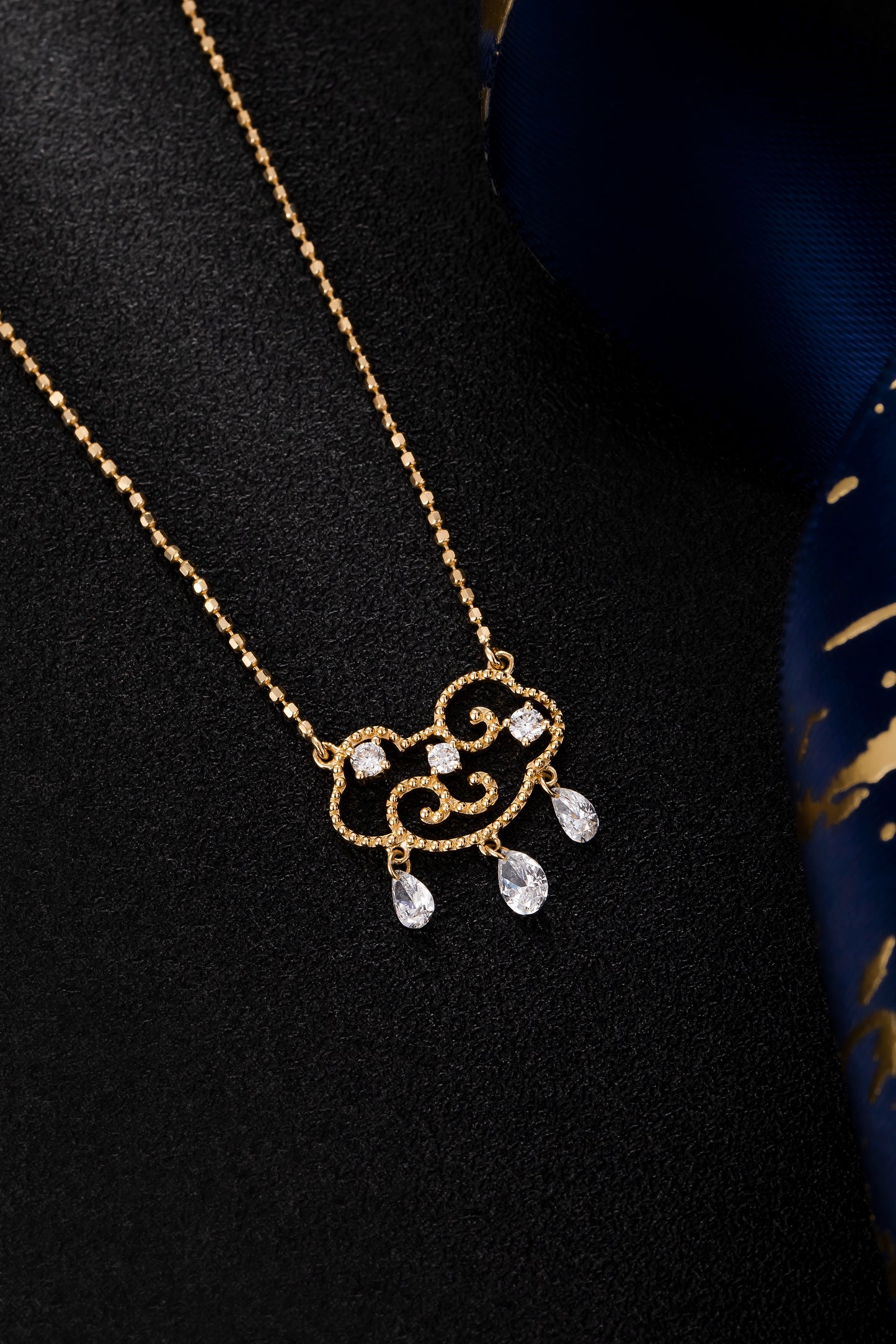 Lab Grown Diamond Necklace-ZBN0088-1