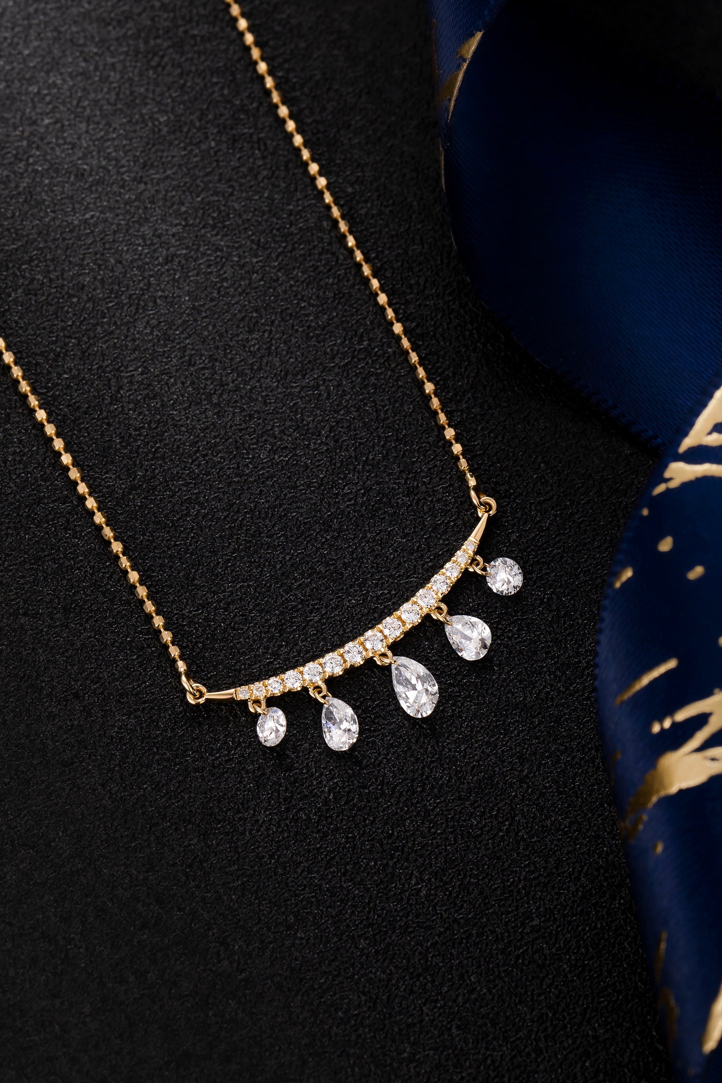 Lab Grown Diamond Necklace-ZBN0091-1