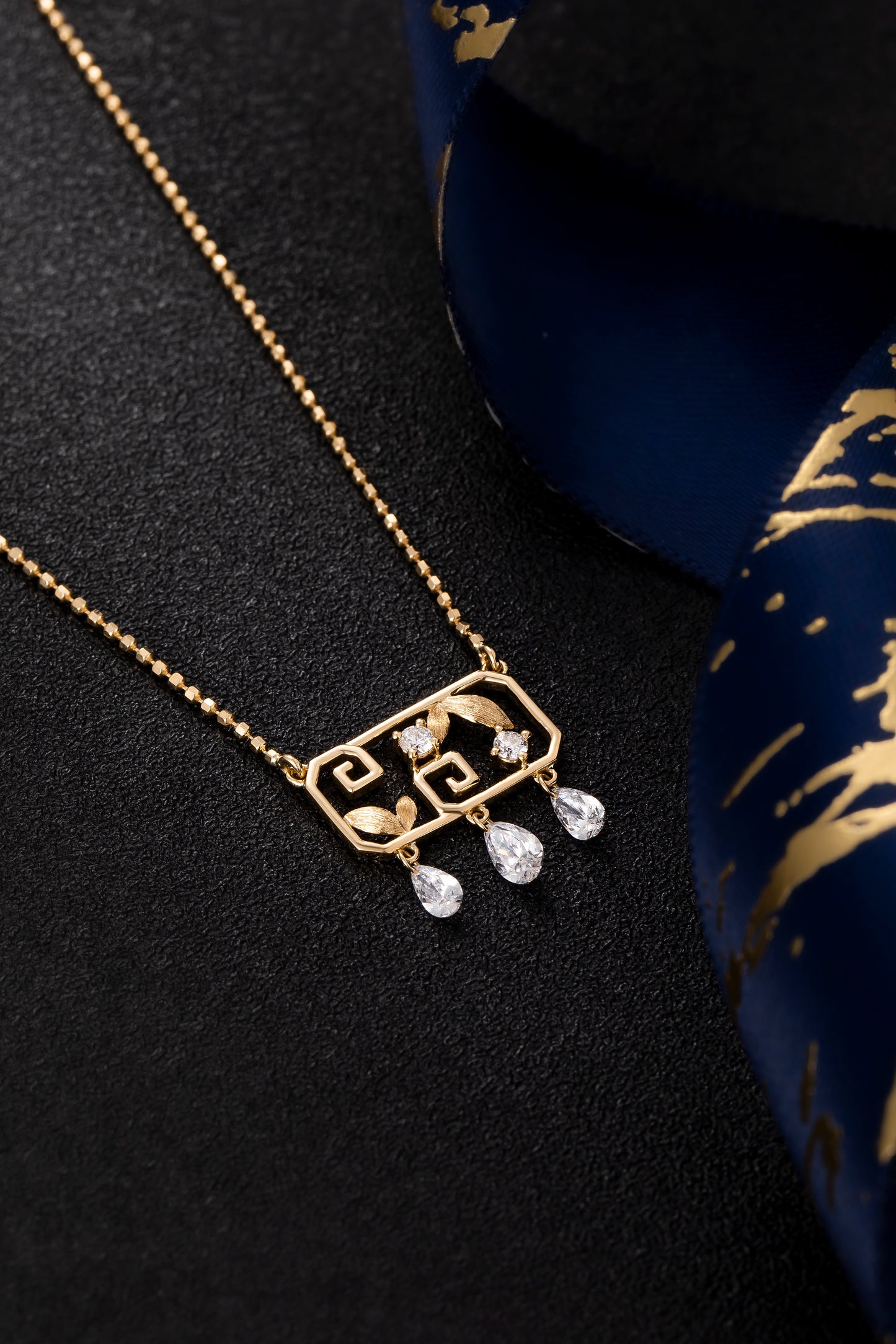 Lab Grown Diamond Necklace-ZBN0087-1