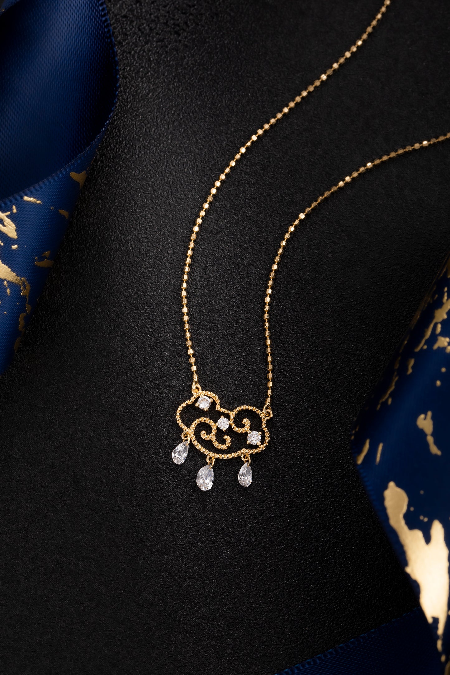 Lab Grown Diamond Necklace-ZBN0088-1