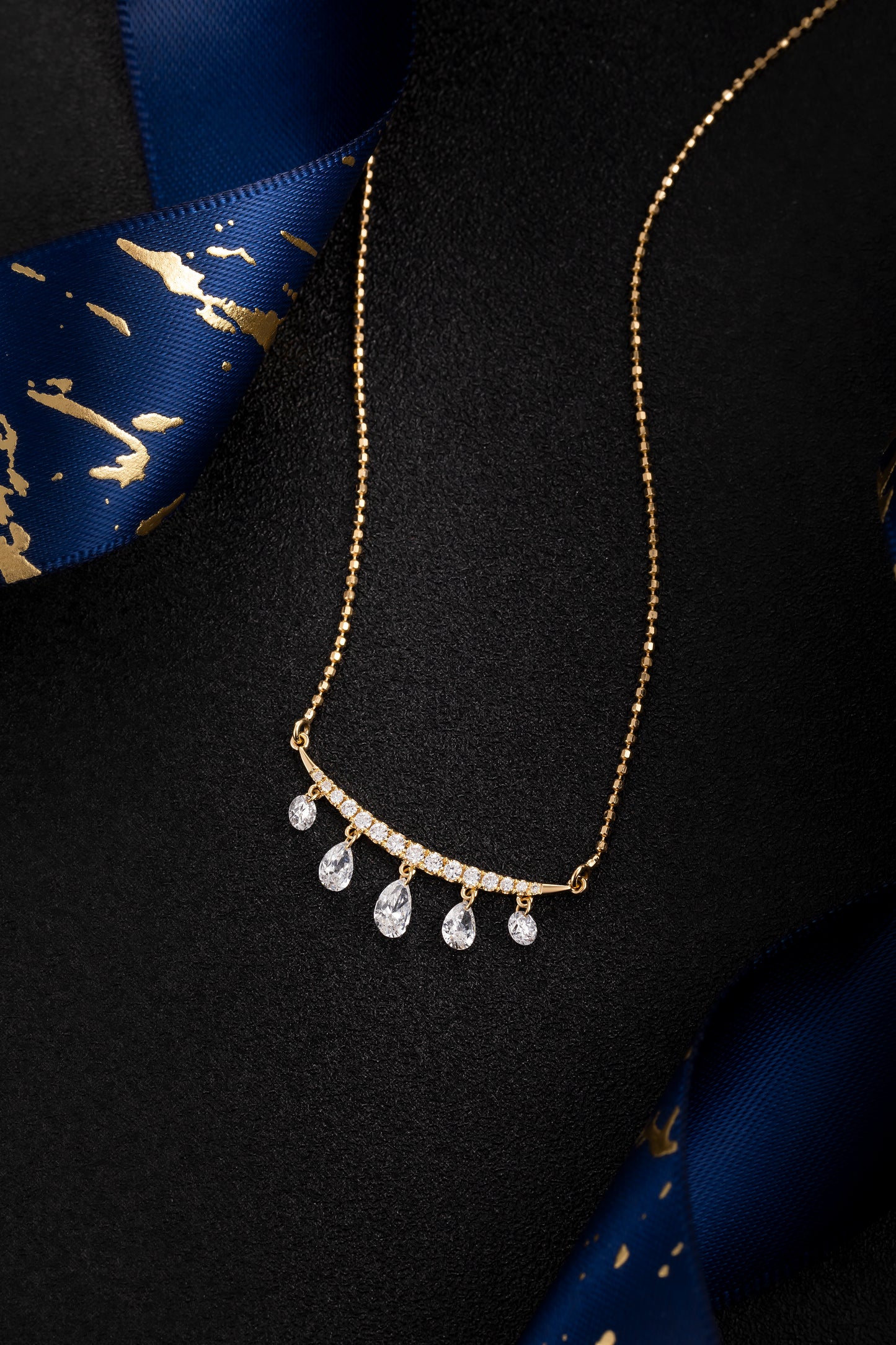 Lab Grown Diamond Necklace-ZBN0091-1