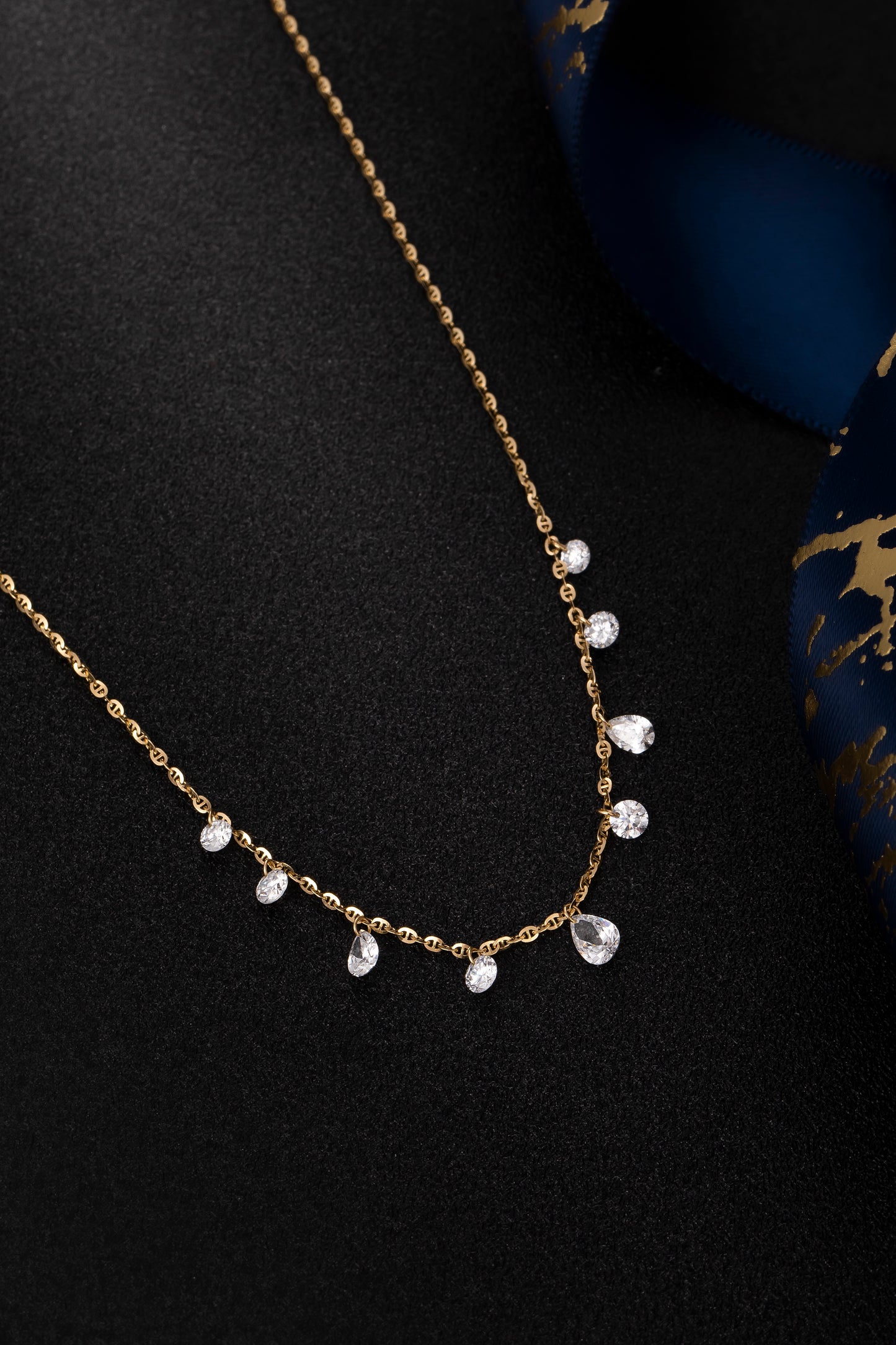 Lab Grown Diamond Necklace-ZBN0093-1