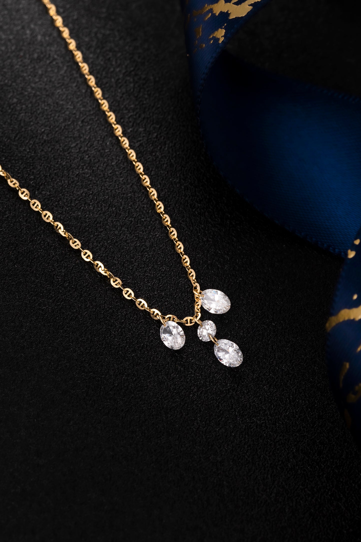 Lab Grown Diamond Necklace-ZBN0105