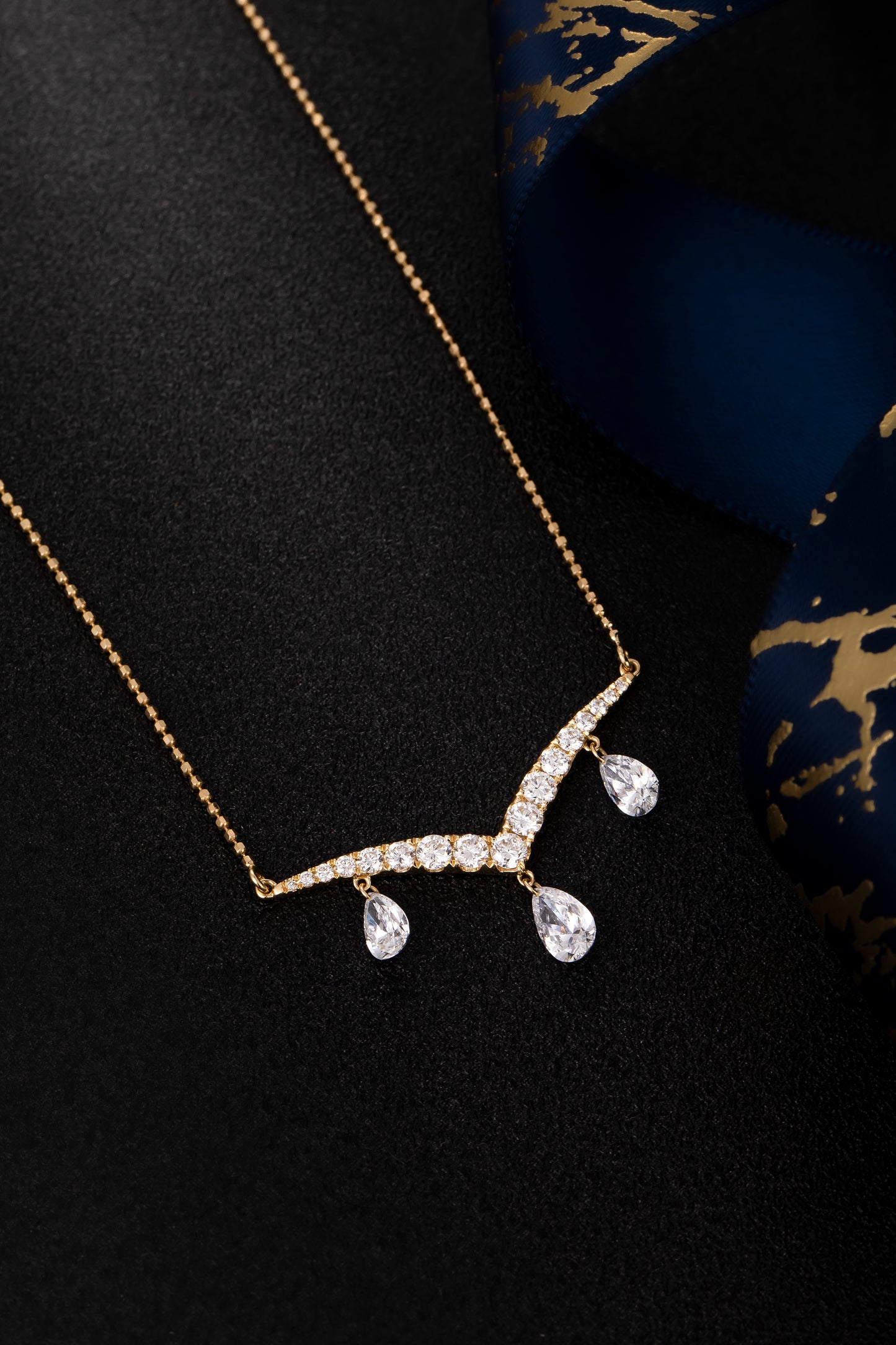 Lab Grown Diamond Necklace-ZBN0089-1