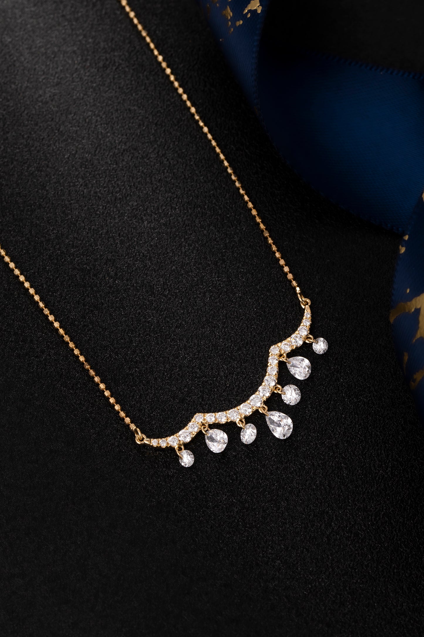 Lab Grown Diamond Necklace-ZBN0090-1
