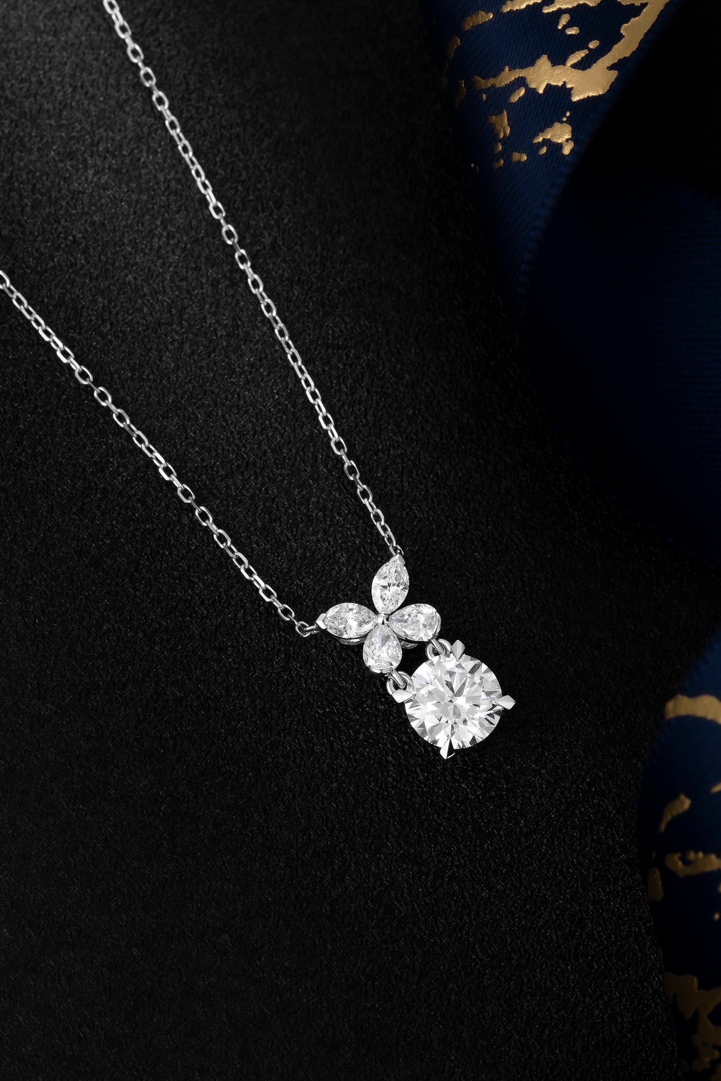 Lab Grown Diamond Necklace-ZBN0107