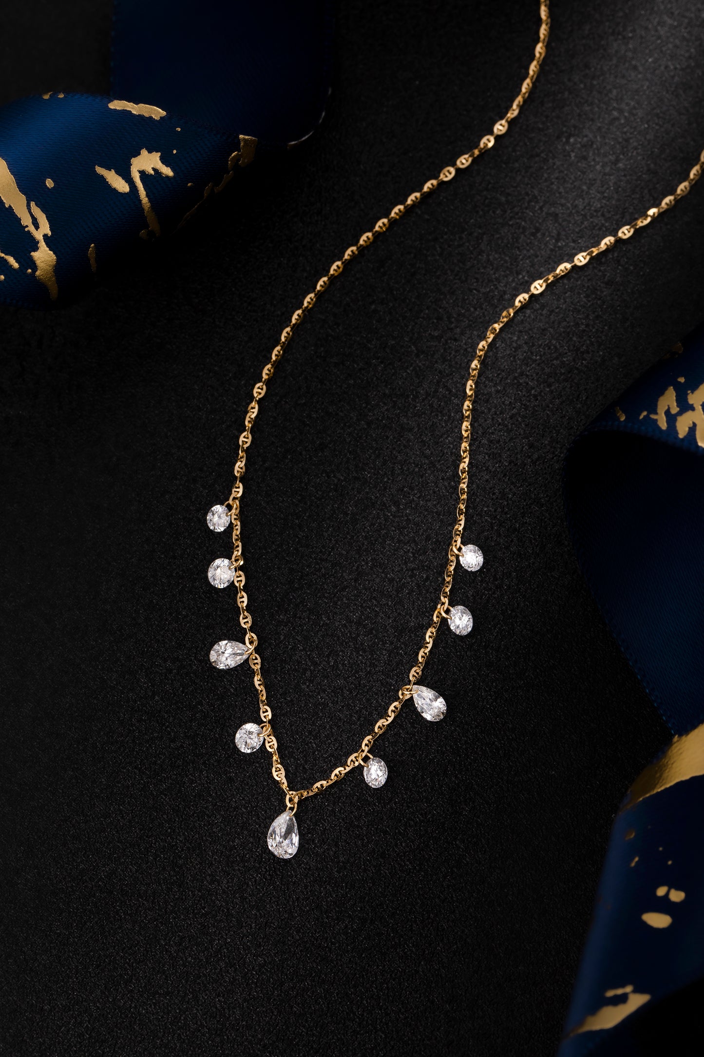 Lab Grown Diamond Necklace-ZBN0093-1