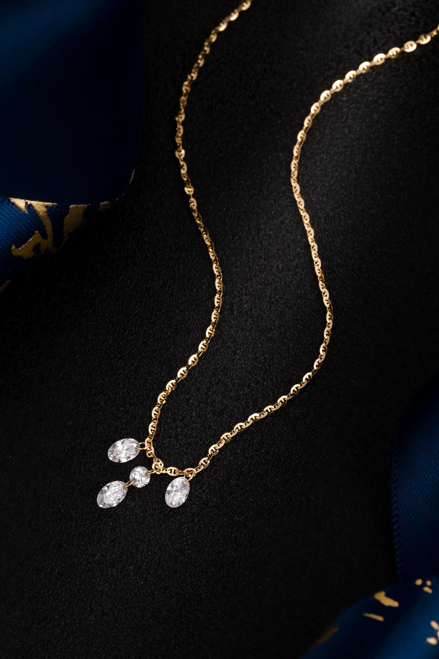 Lab Grown Diamond Necklace-ZBN0105