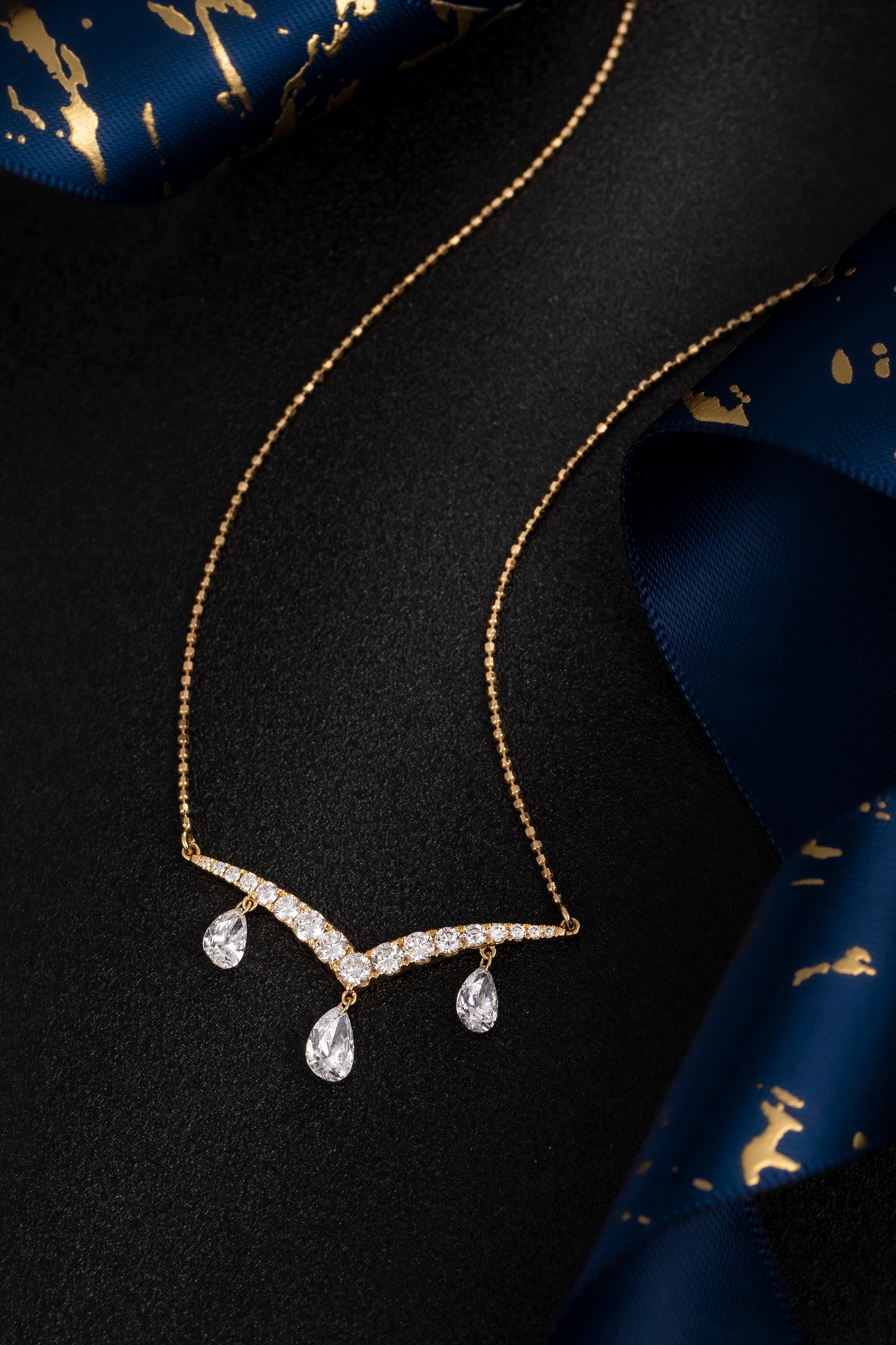Lab Grown Diamond Necklace-ZBN0089-1
