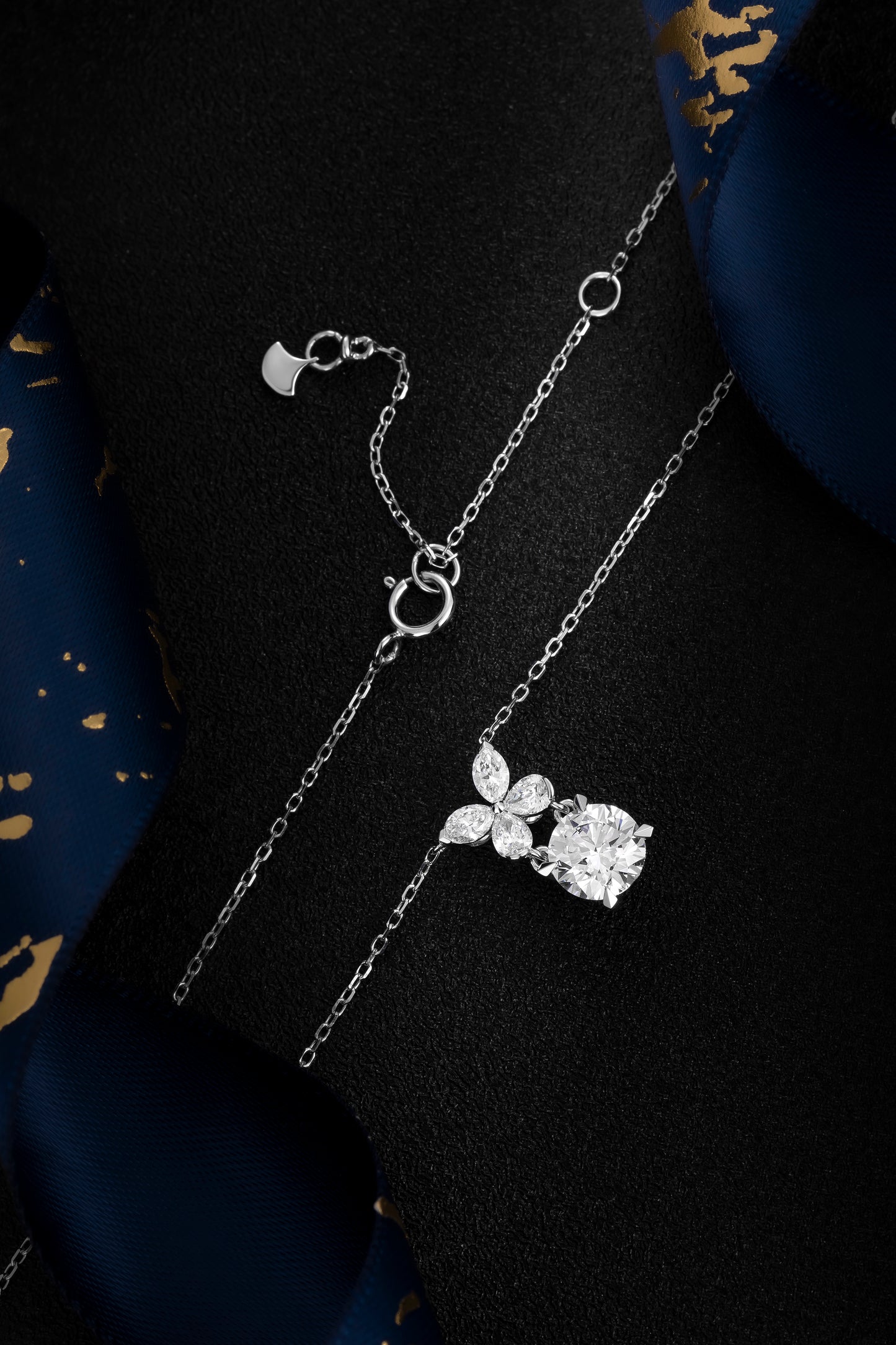 Lab Grown Diamond Necklace-ZBN0107