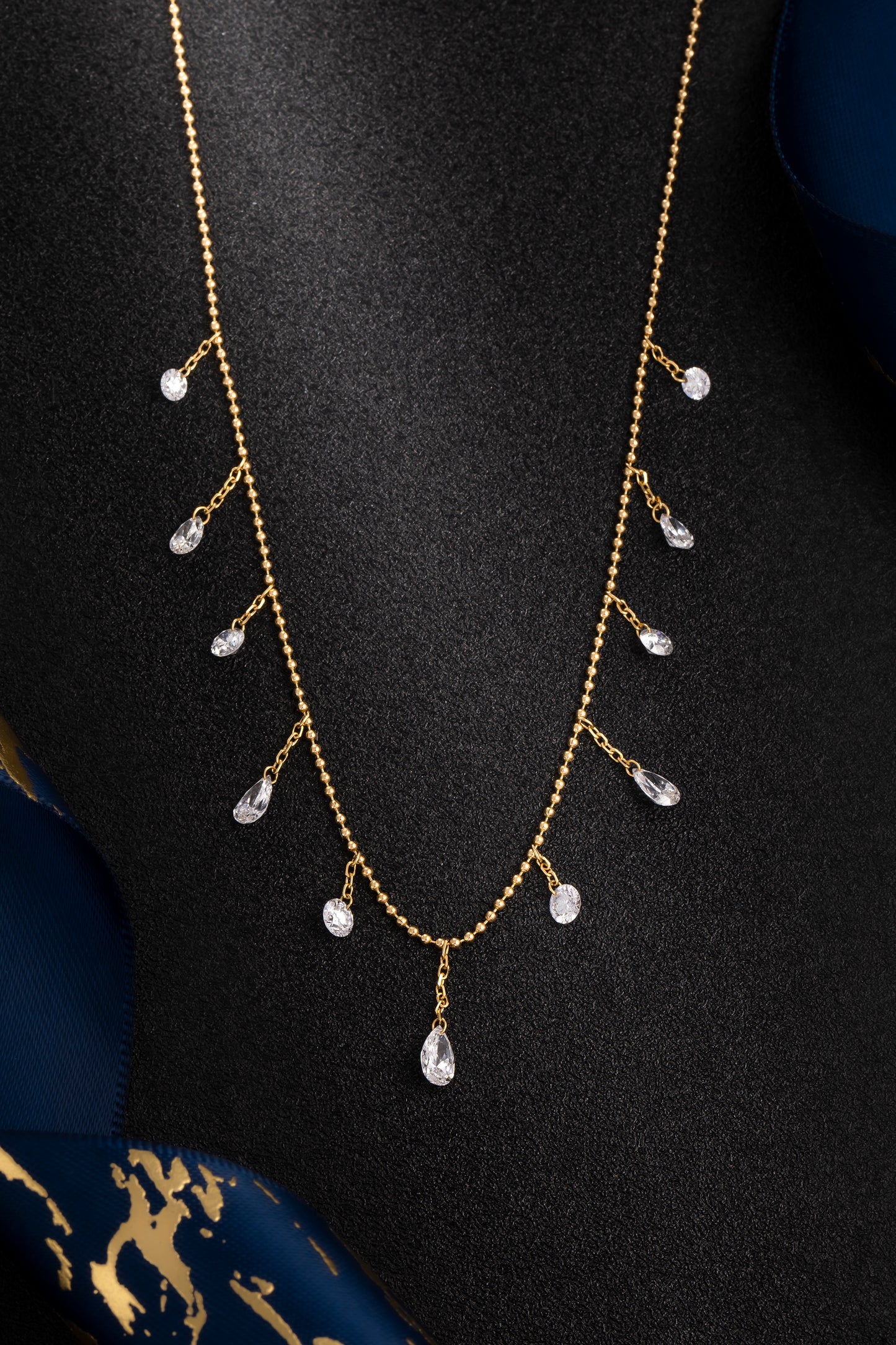 Lab Grown Diamond Necklace-ZBN0119