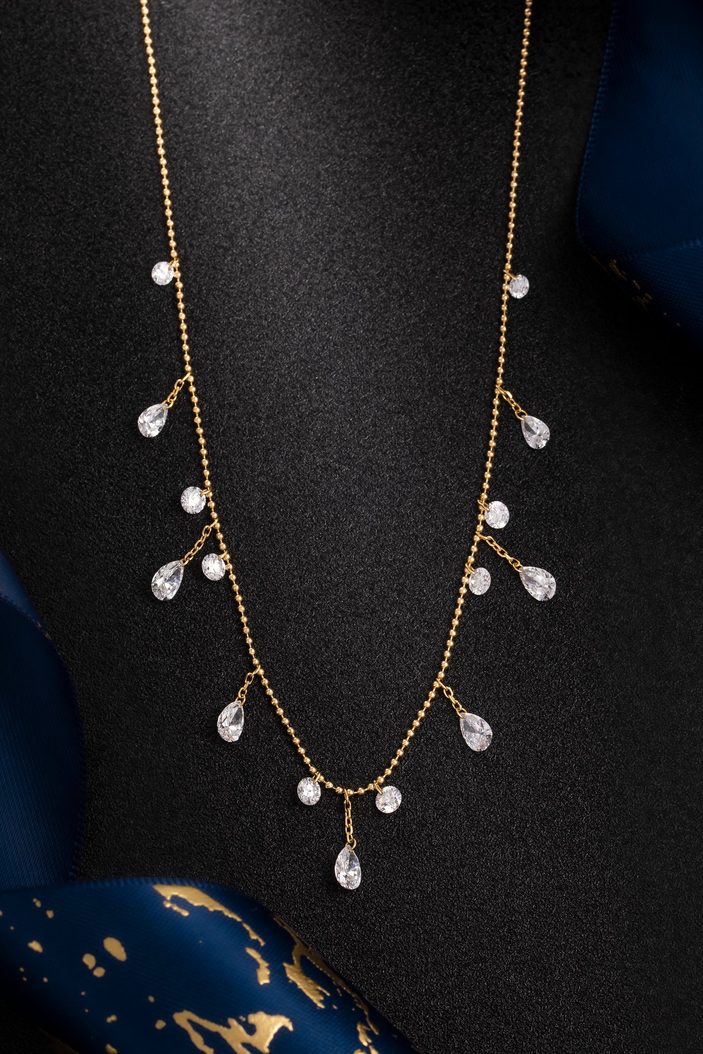 Lab Grown Diamond Necklace-ZBN0117