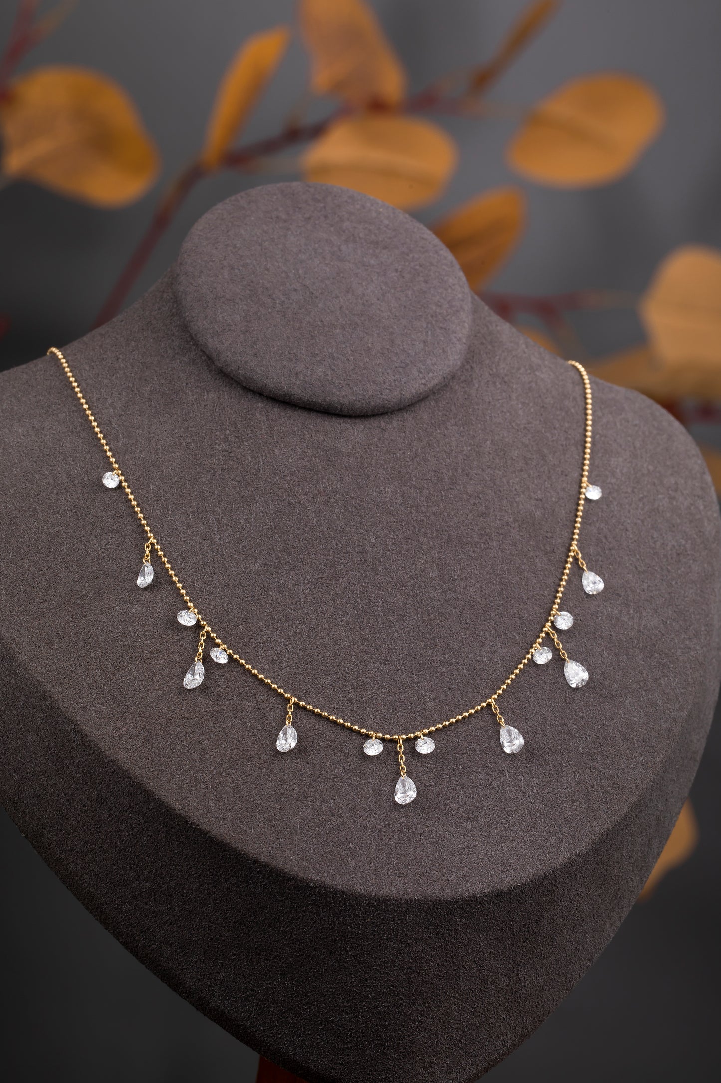 Lab Grown Diamond Necklace-ZBN0117