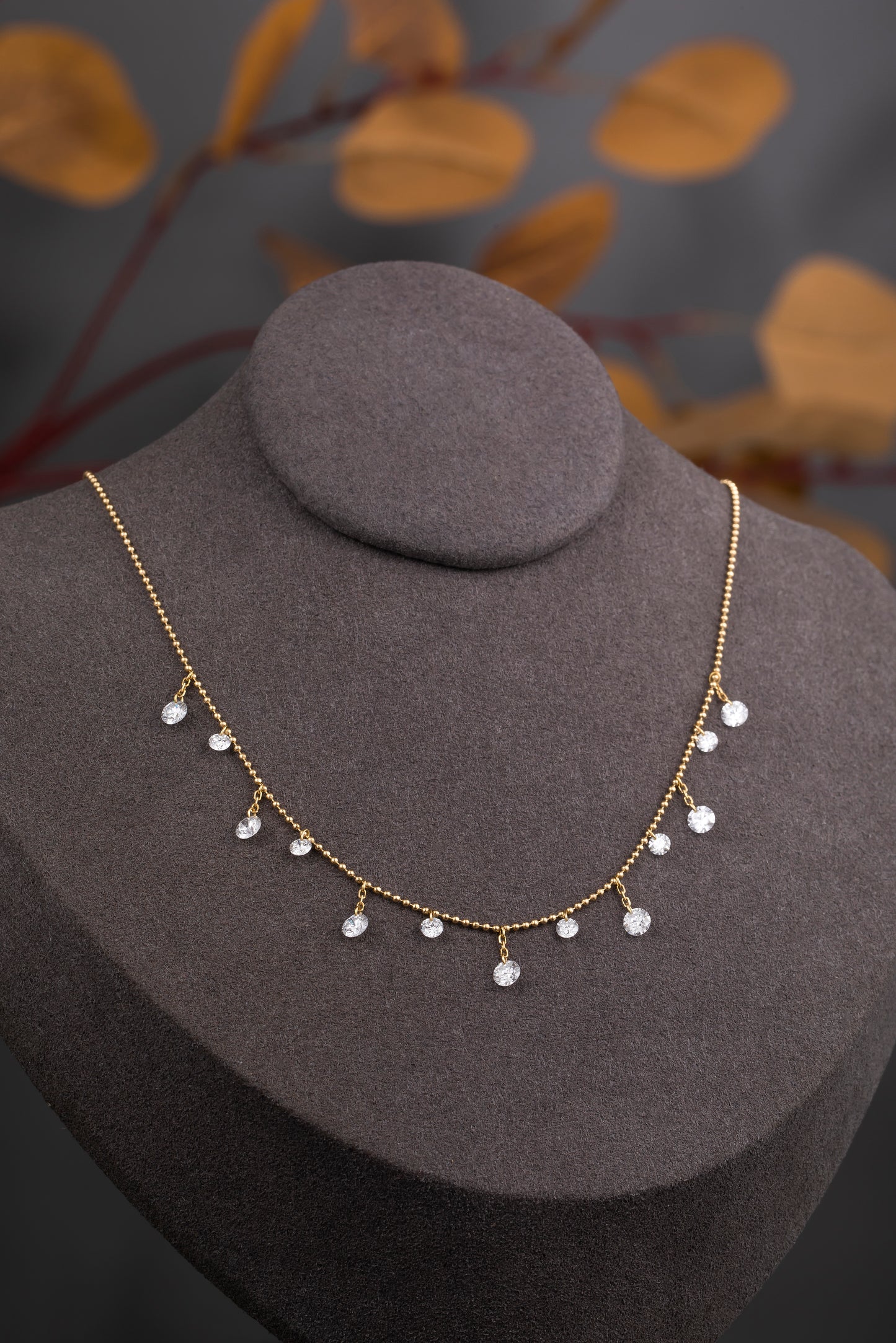 Lab Grown Diamond Necklace-ZBN0120