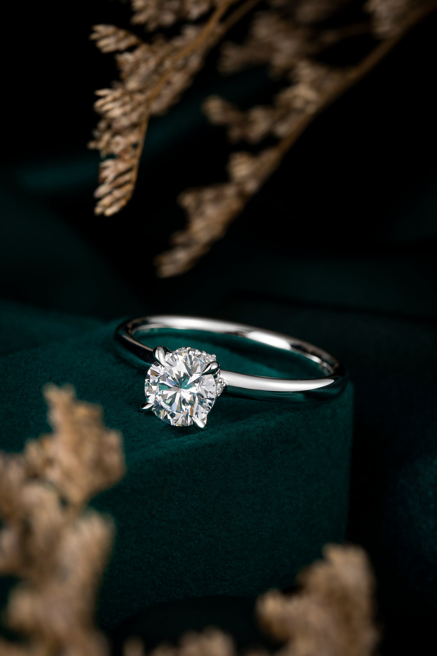 Lab Grown Diamond Ring-ZBR0192-1.00CT