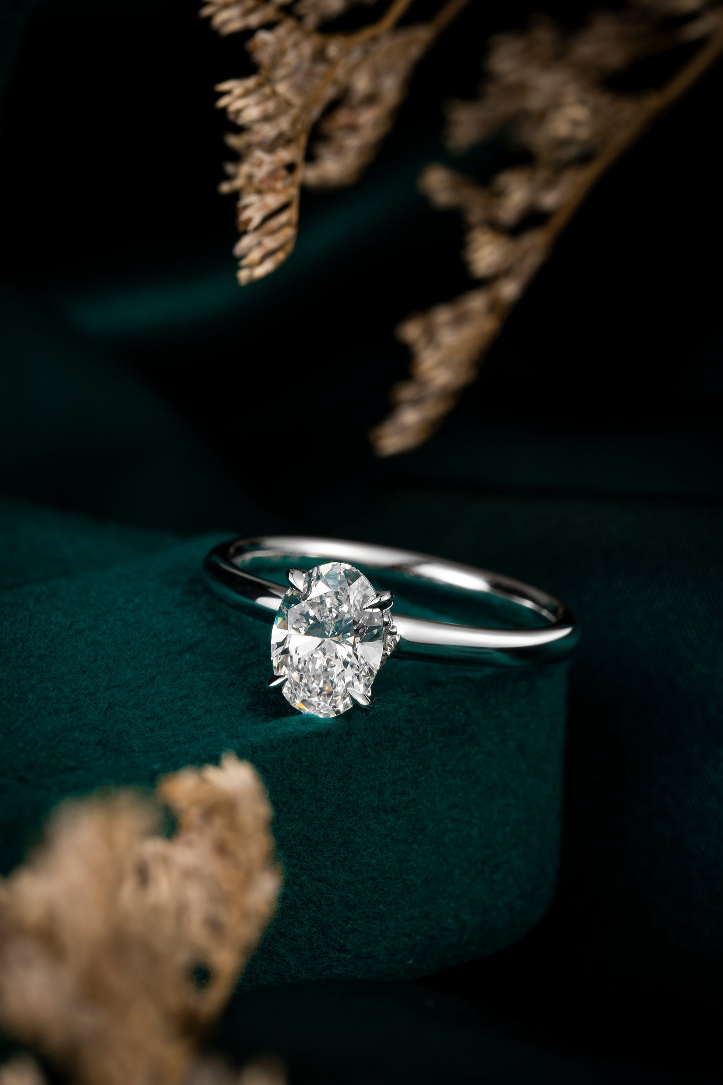 Lab Grown Diamond Ring-ZBR0193-1.00CT