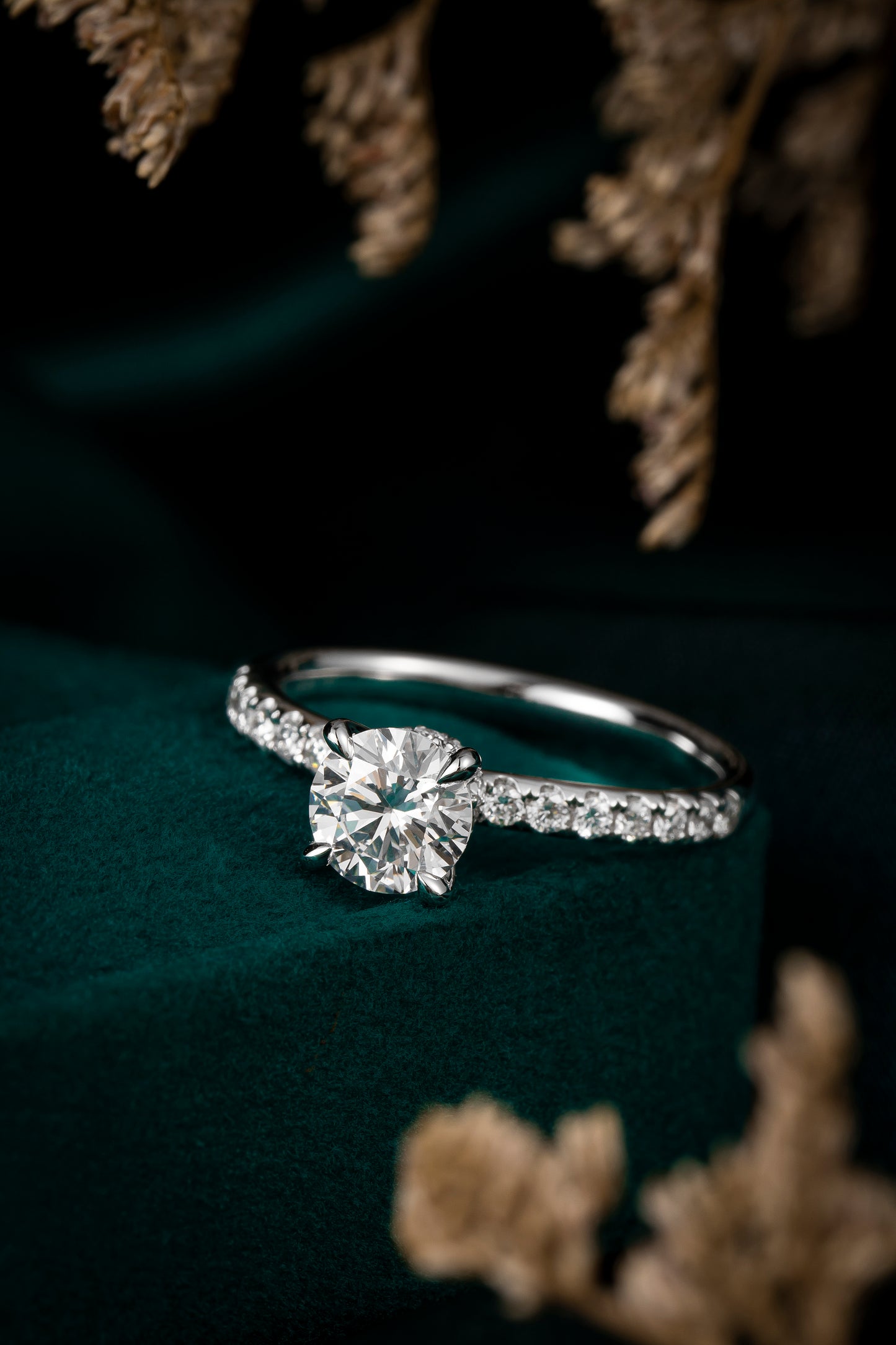 Lab Grown Diamond Ring-ZBR0194-1.00CT