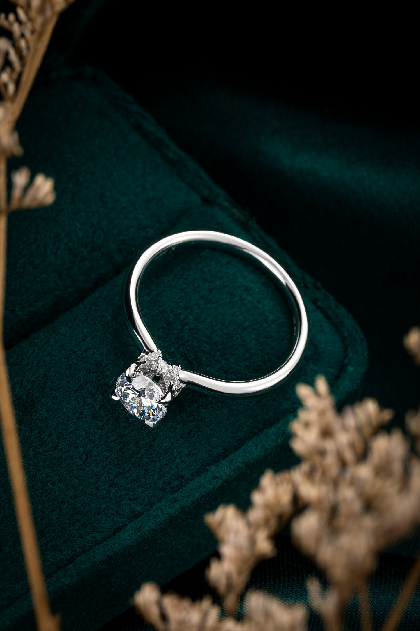 Lab Grown Diamond Ring-ZBR0192-1.00CT