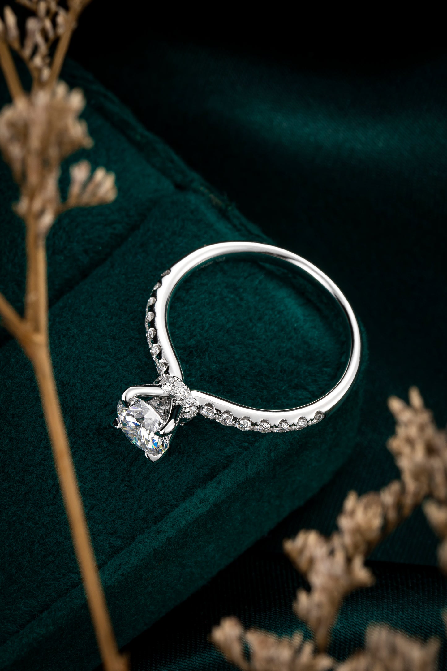 Lab Grown Diamond Ring-ZBR0194-1.00CT