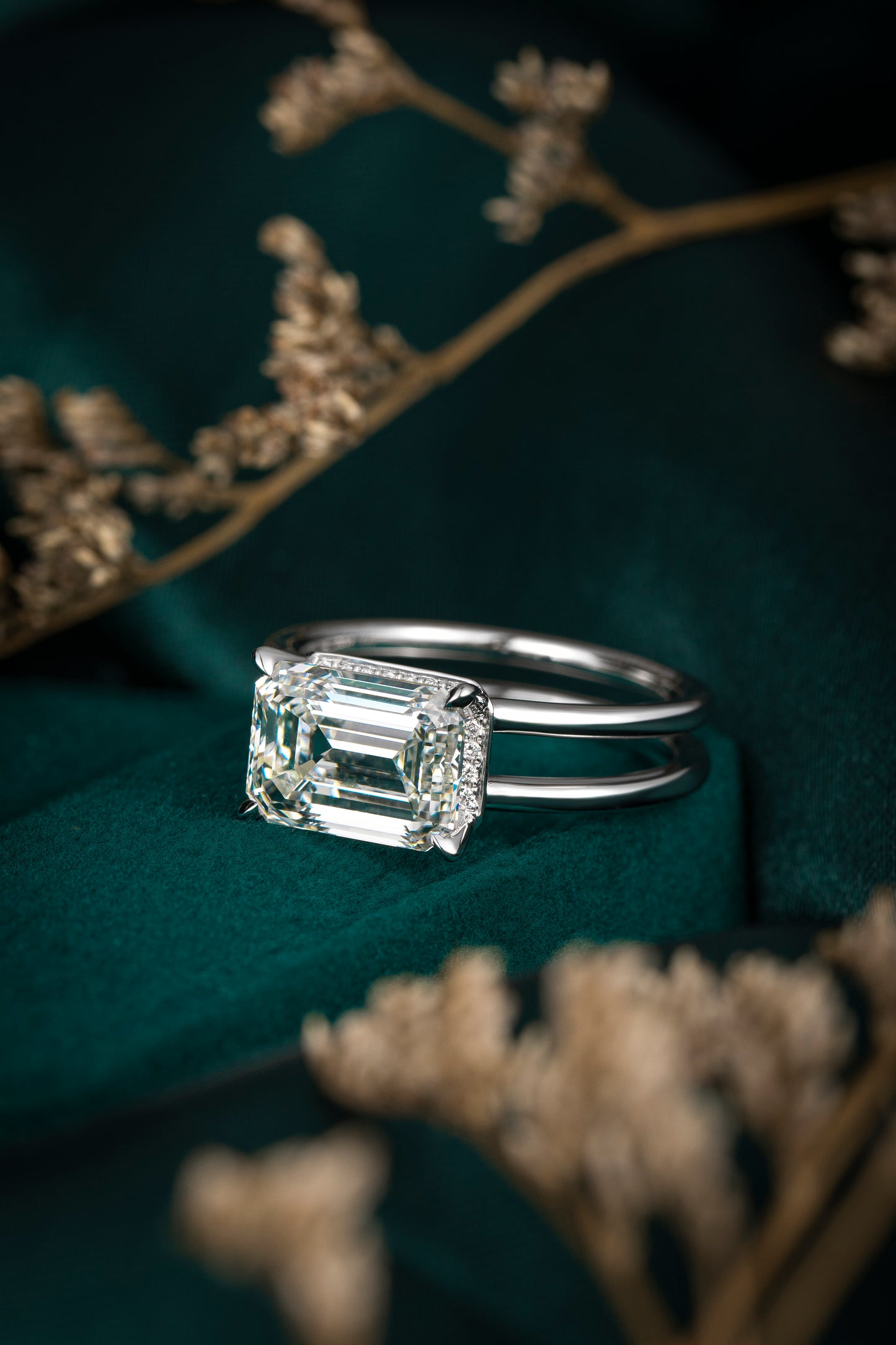 Lab Grown Diamond Ring-ZBR0200-3.70CT