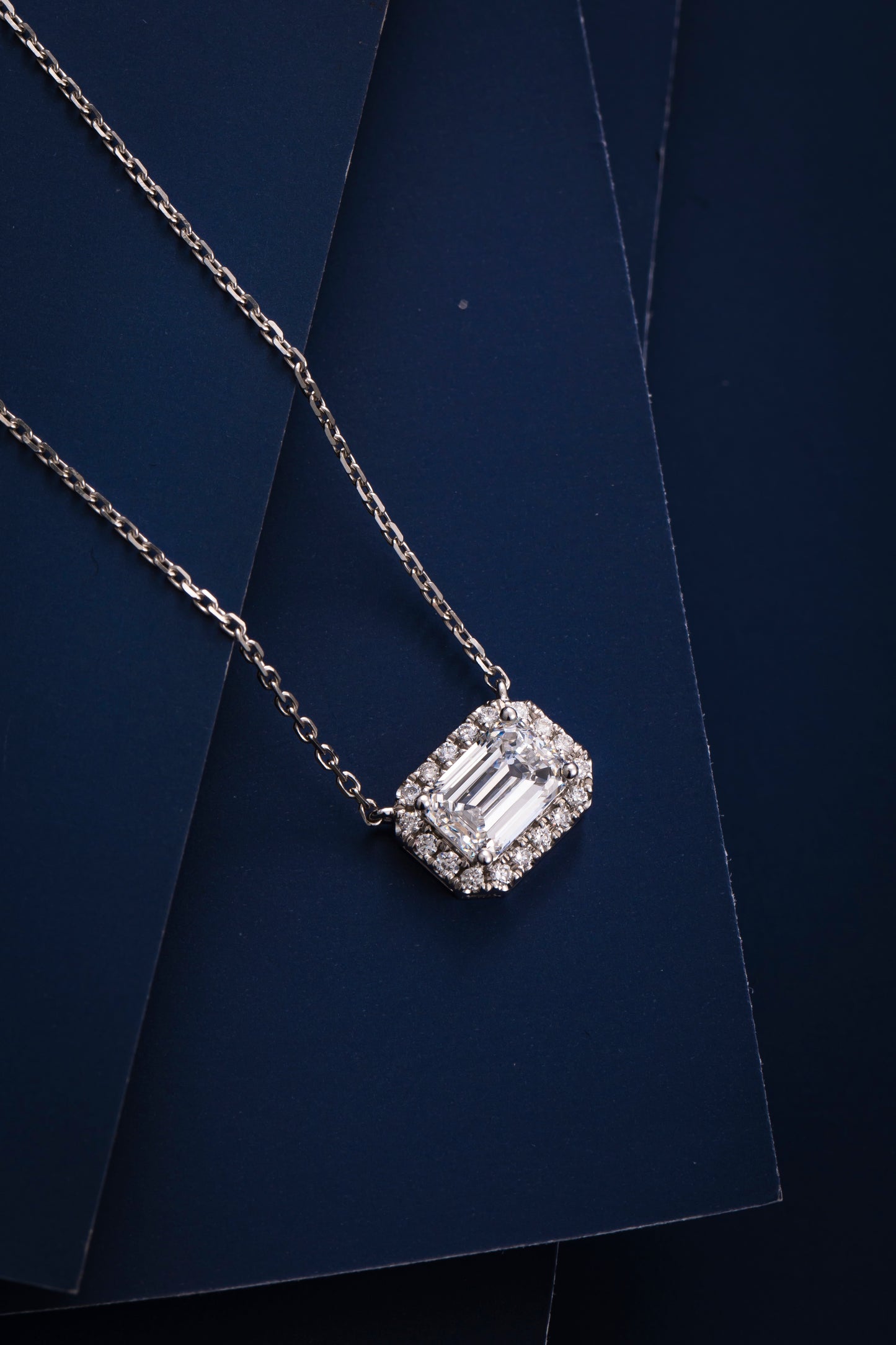 Lab Grown Diamond Necklace-ZBN0048