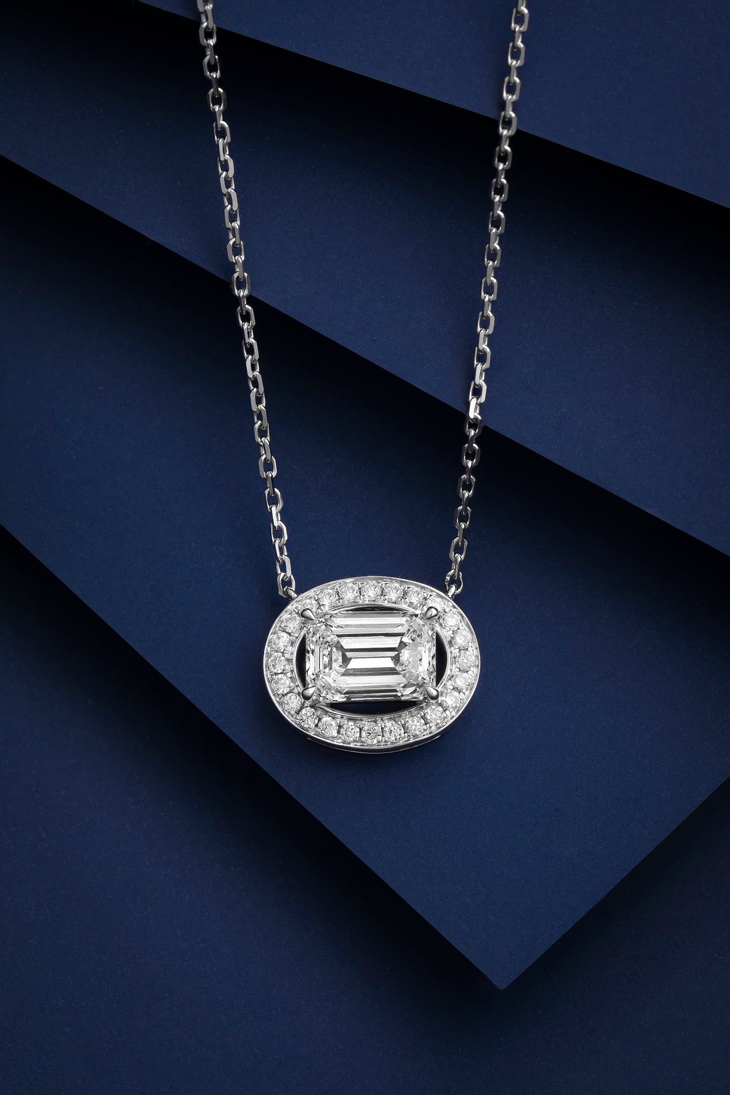 Lab Grown Diamond Necklace-ZBN0049