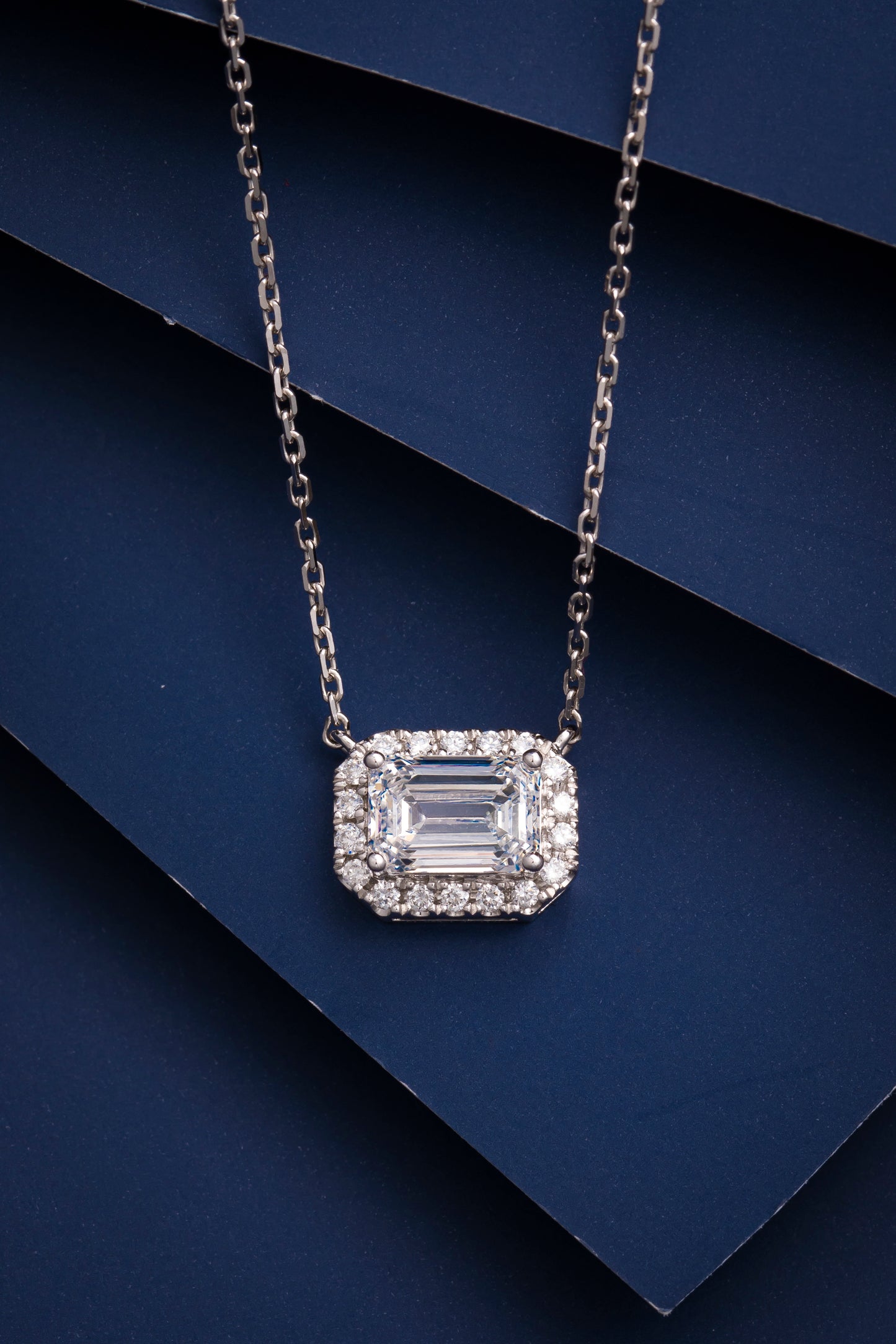 Lab Grown Diamond Necklace-ZBN0048