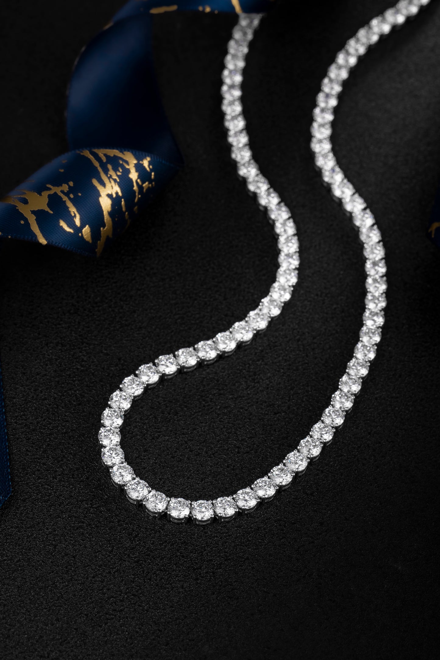 Lab Grown Diamond Necklace-ZBN0041-4.5MM